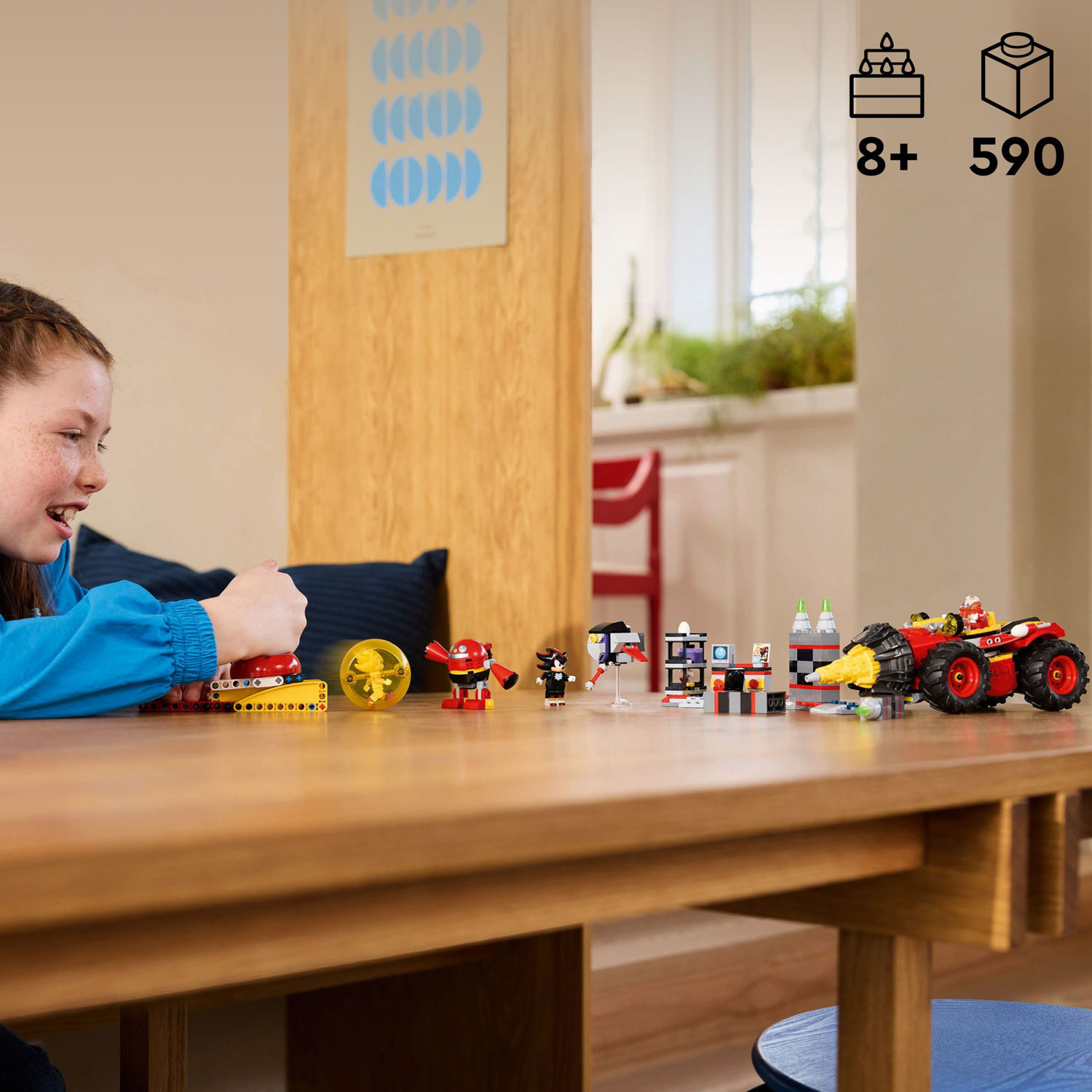 LEGO Sonic le hérisson: Super Sonic contre Egg Drillster - 590 pièces