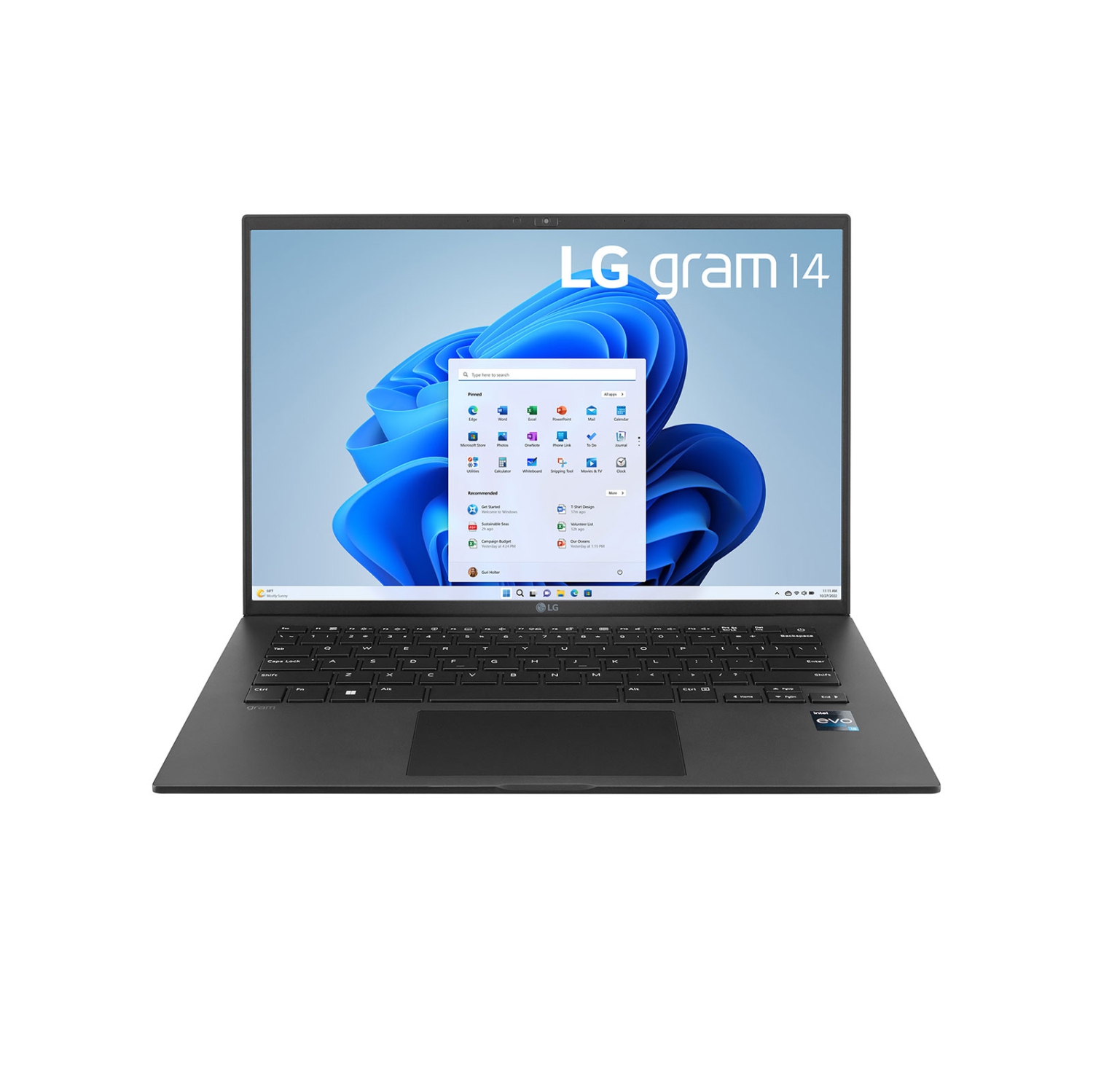 LG Gram 14" Ultra-Lightweight Laptop-Obsidian Black(Intel Core i5 1340P/256GB SSD/16GB RAM/Windows 11)-(14Z90R-N.AP52A8)