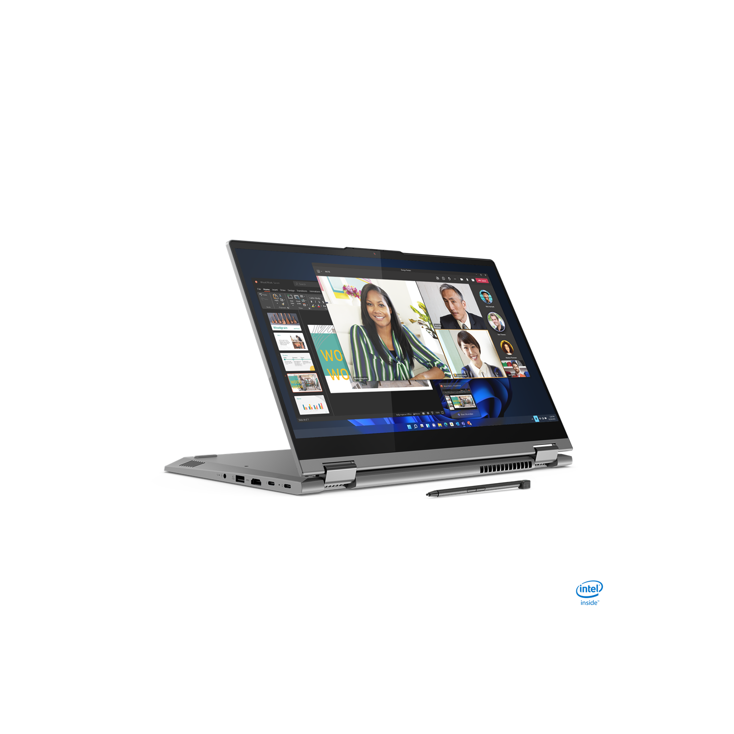 Lenovo ThinkBook 14s Yoga G3 IRU 14" Business Laptop-Mineral Grey(Intel Core i7 1355U/512GB SSD)-(21JG001FUS)