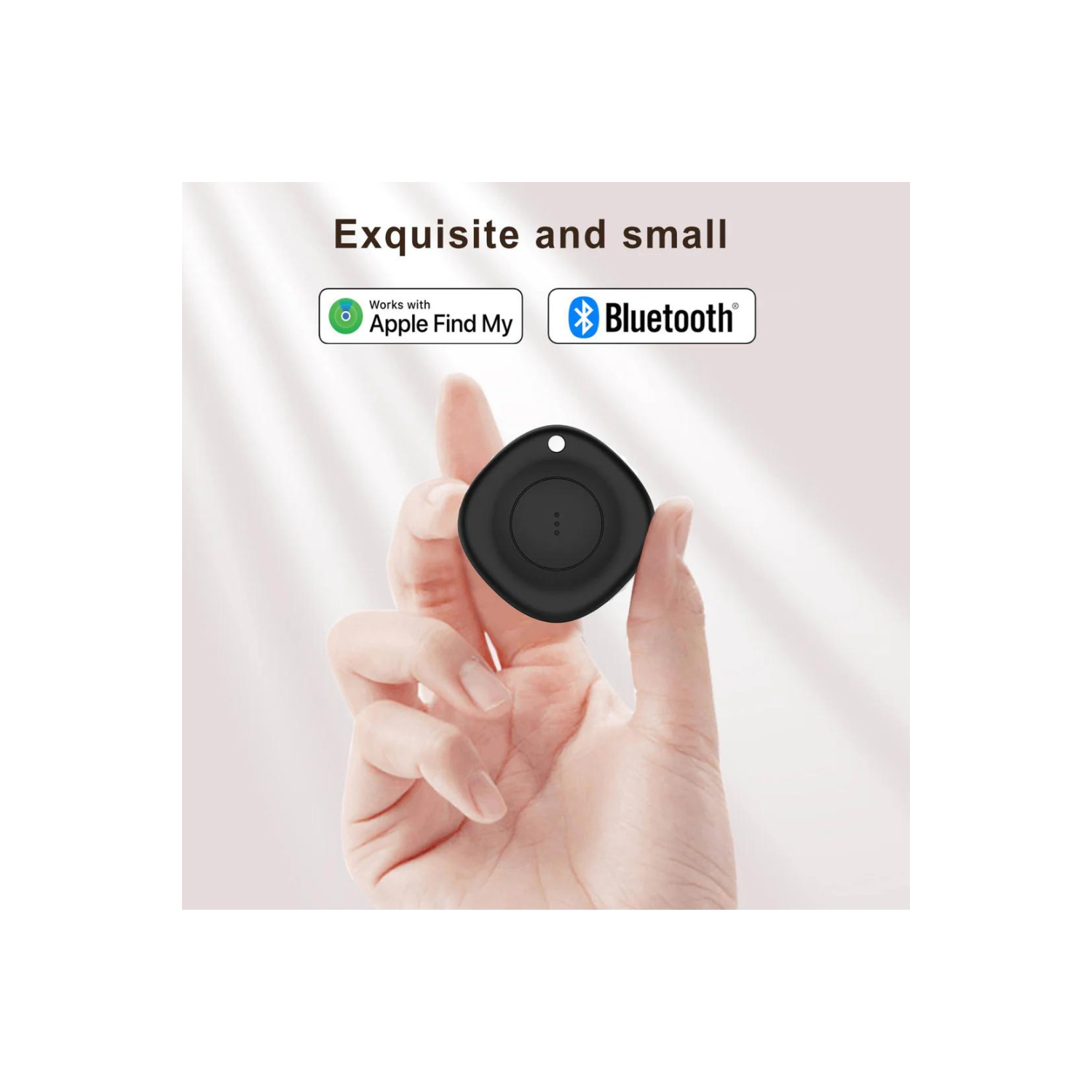BlackboxMyCar Star Tags, keychain GPS Tracker, works with Apple Find My Integration & Bluetooth, works Online and Offline, with Privacy and Location