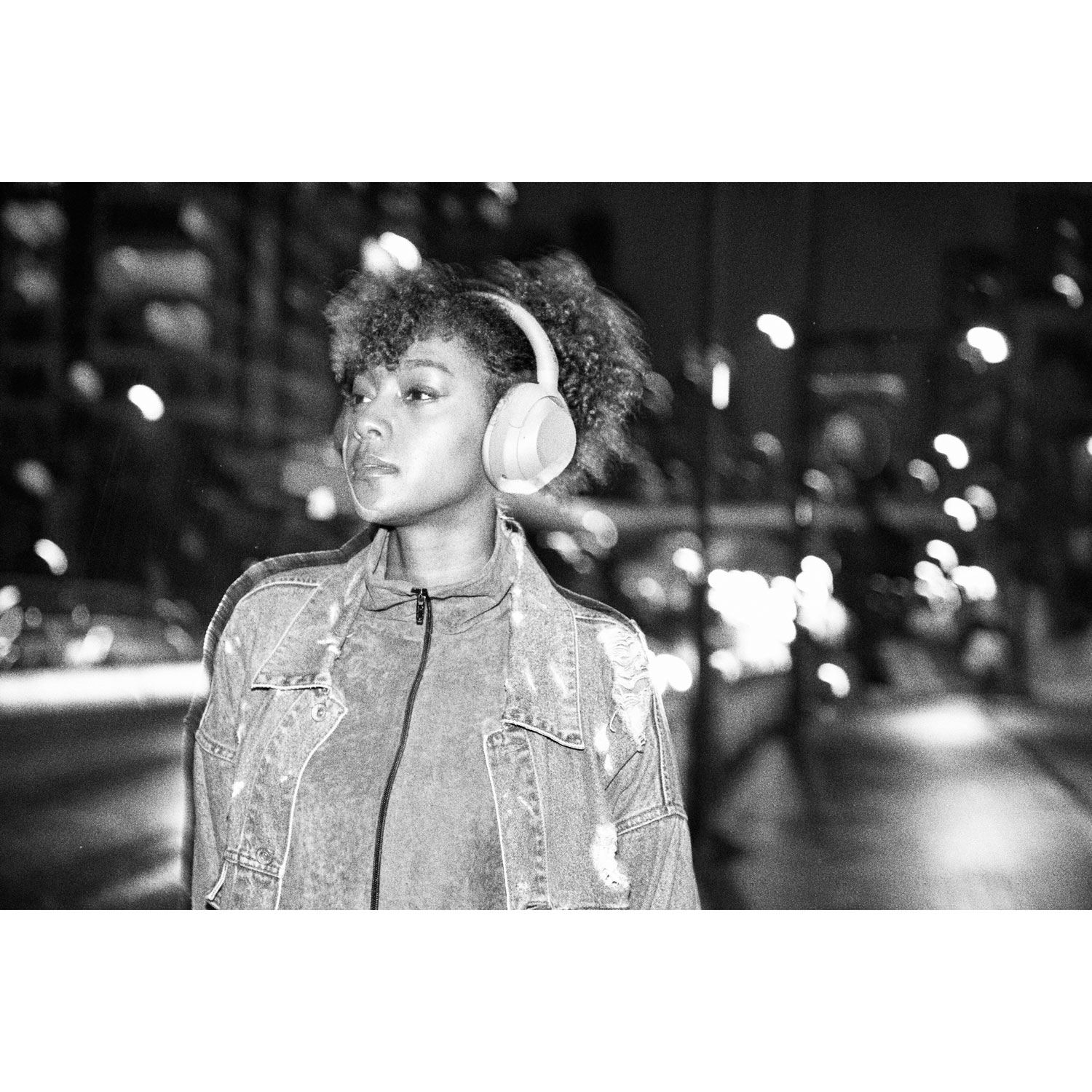 Sony ULT WEAR Over-Ear Noise Cancelling Bluetooth Headphones - Off White