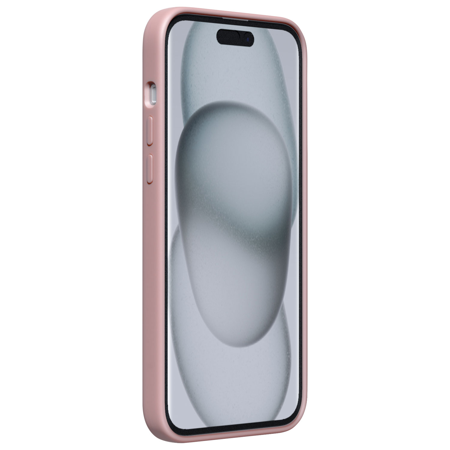 Étui rigide ajusté en silicone Sensor d'Incipio avec protecteur de lentille pour iPhone 15 Plus/14 Plus - Rose fard