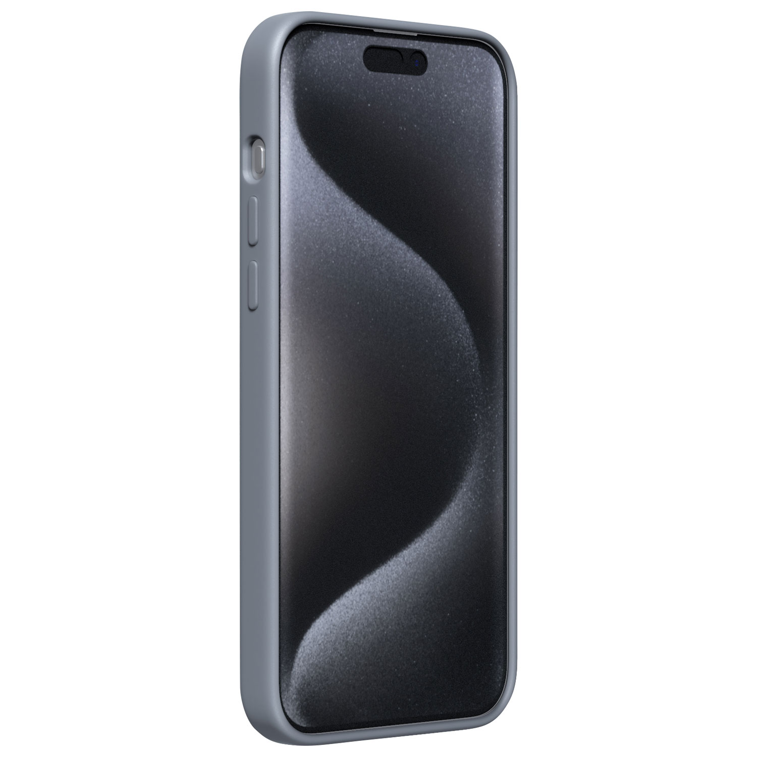 Incipio Sensor Silicone Fitted Hard Shell with Lens Protector for iPhone 15 Pro Max - Grey