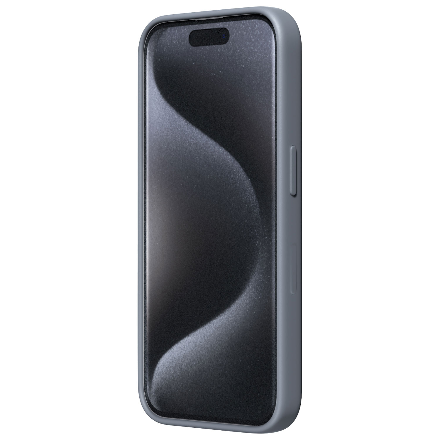 Étui rigide ajusté en silicone Sensor d'Incipio avec protecteur de lentille pour iPhone 15 Pro - Gris