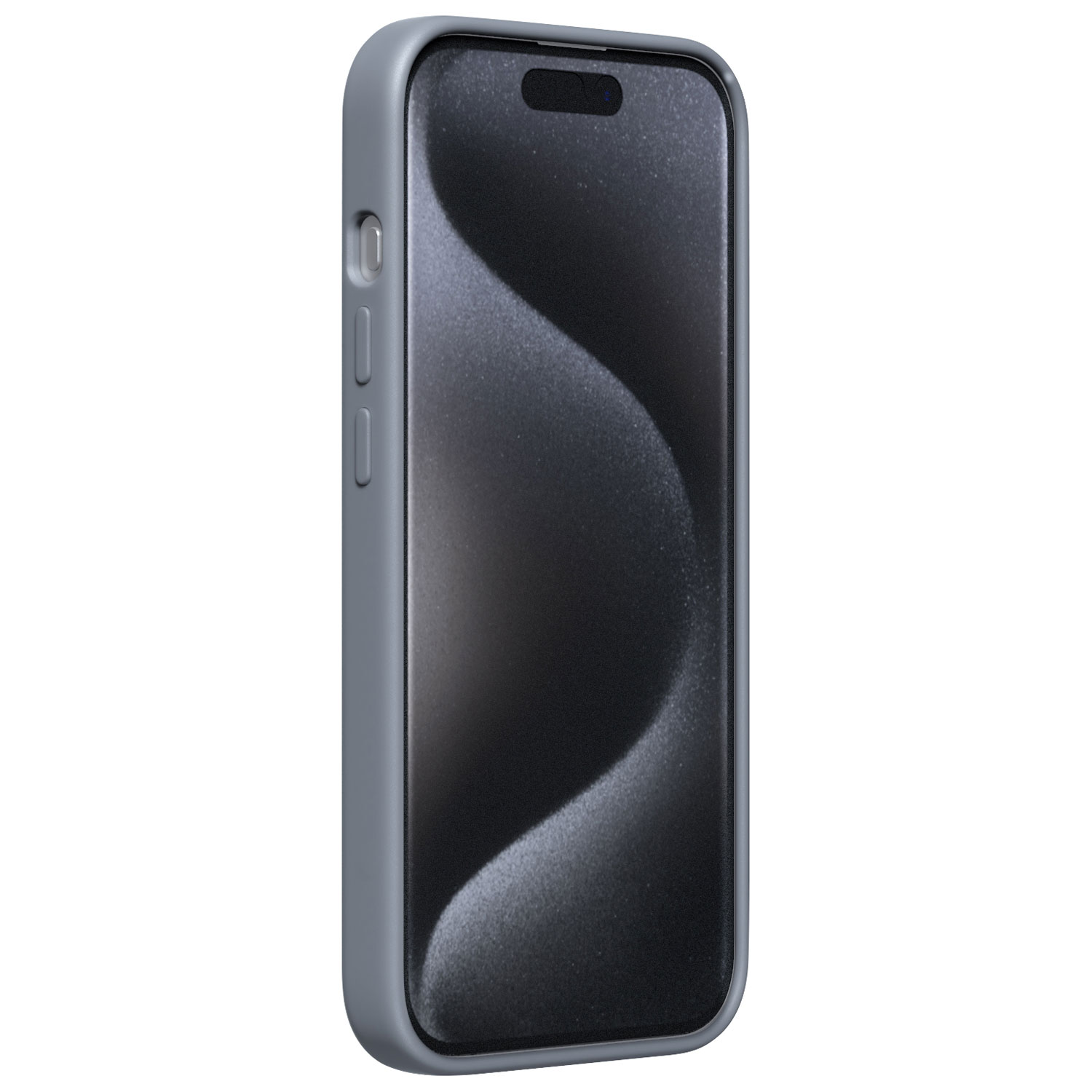 Étui rigide ajusté en silicone Sensor d'Incipio avec protecteur de lentille pour iPhone 15 Pro - Gris
