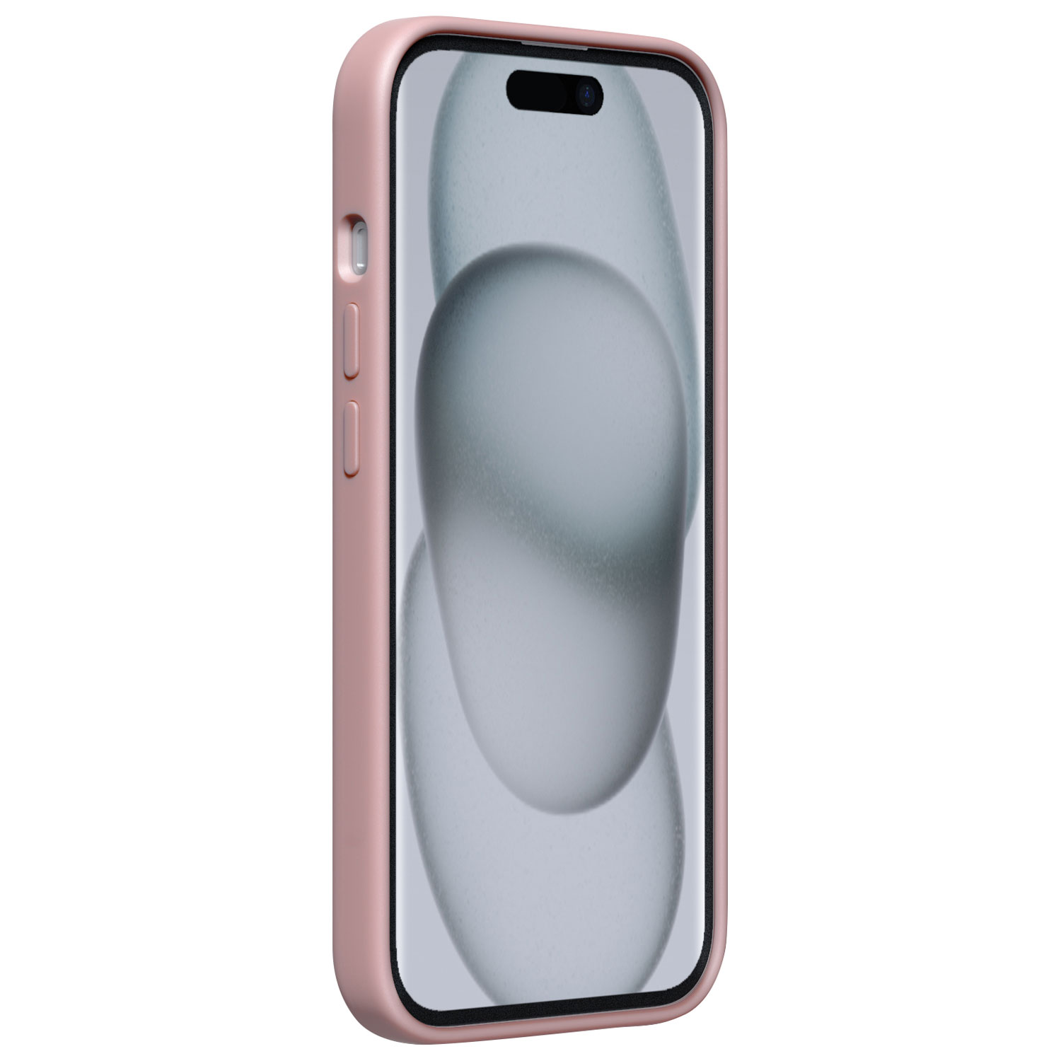 Étui rigide ajusté en silicone Sensor d'Incipio avec protecteur de lentille pour iPhone 16e/15/14/13 - Rose fard - Exclusivité de Best Buy