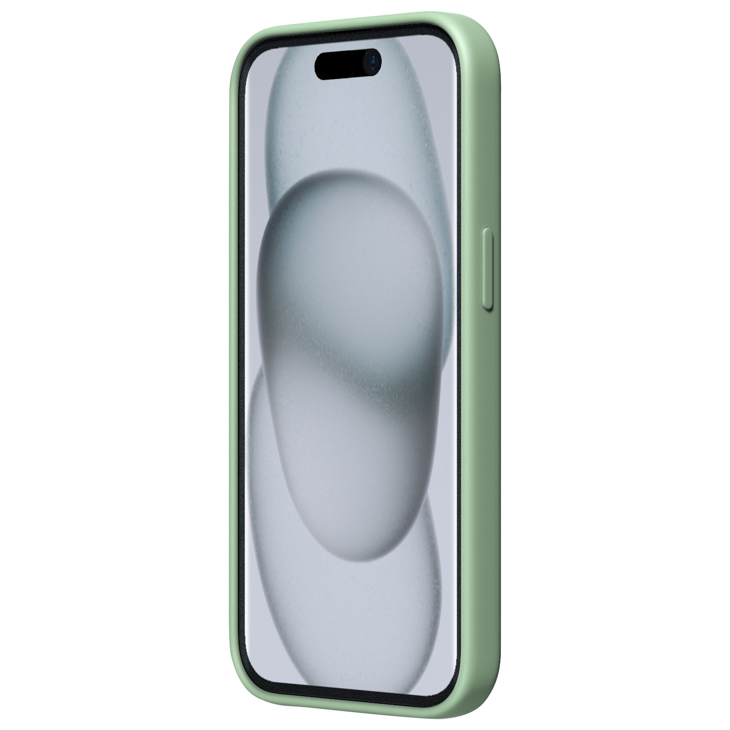 Incipio Sensor Silicone Fitted Hard Shell w/ Lens Protector for iPhone 16e/15/14/13 -Sage -Only at Best Buy