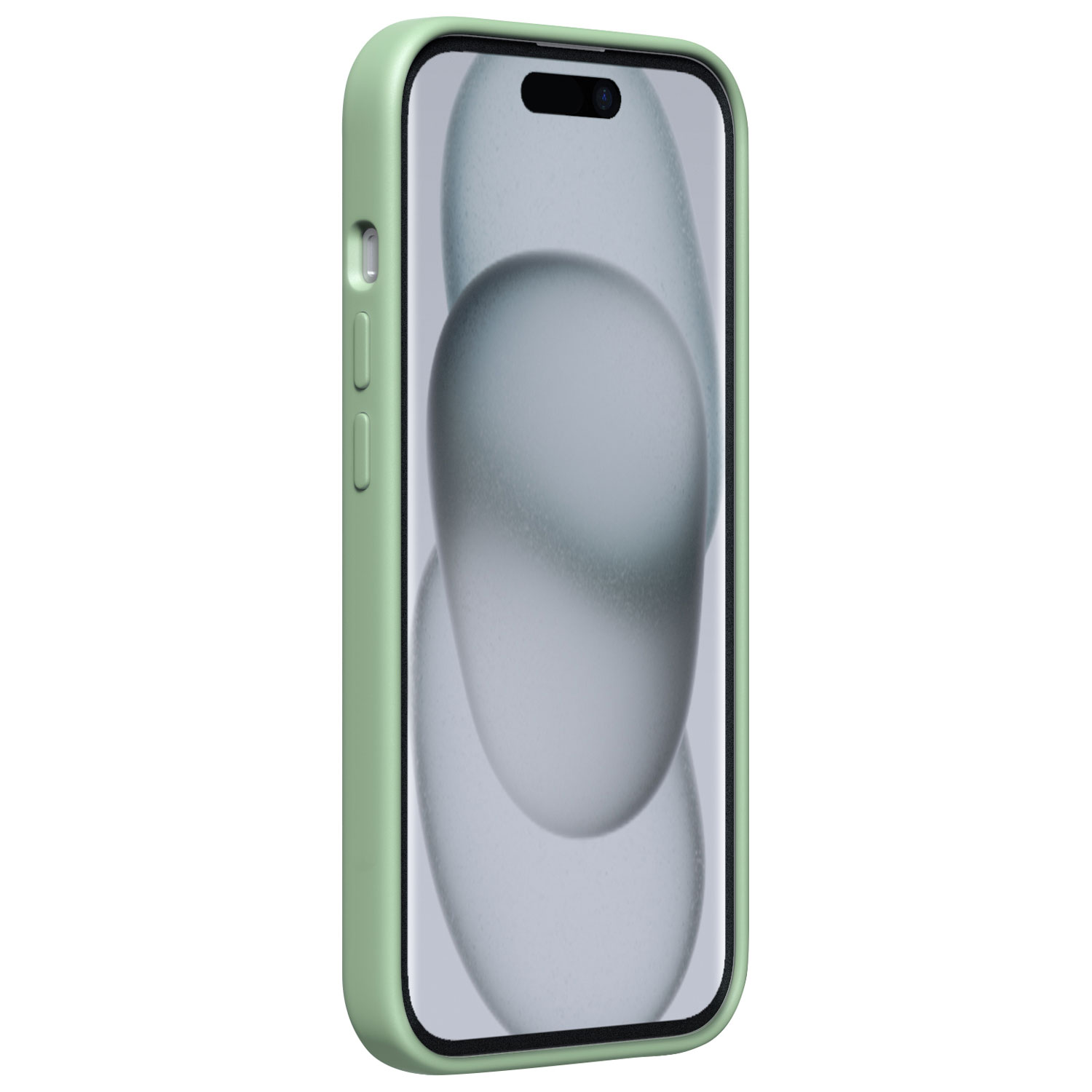 Incipio Sensor Silicone Fitted Hard Shell w/ Lens Protector for iPhone 16e/15/14/13 -Sage -Only at Best Buy