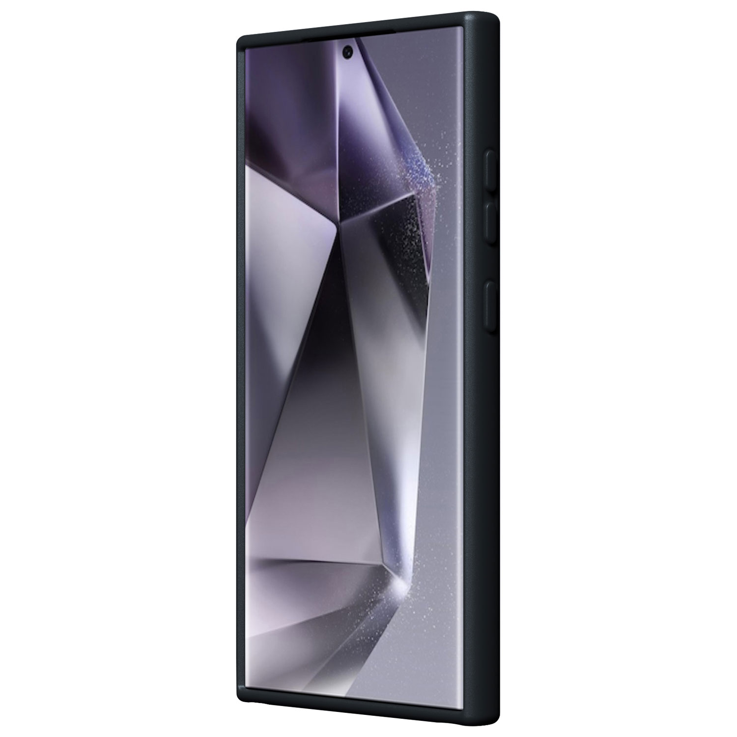 Incipio Sensor Silicone Fitted Hard Shell with Lens Protector for Galaxy S24 Ultra - Black