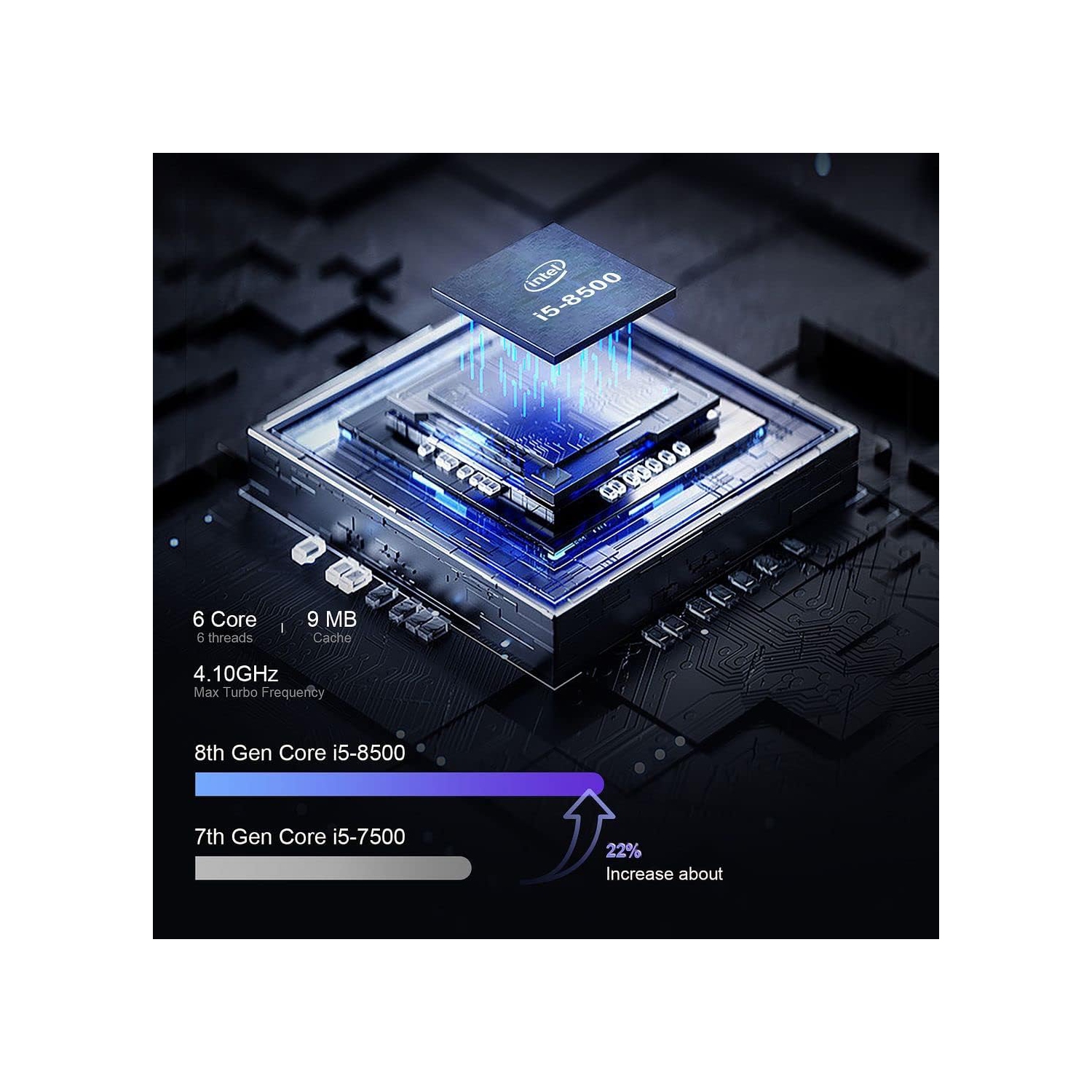 Remis à neuf - Ordinateur de bureau ThinkCentre SFF Windows 11 Pro de Lenovo - Core i5 8ᵉ gén d'Intel - Mémoire vive DDR4 16 Go - SSD de