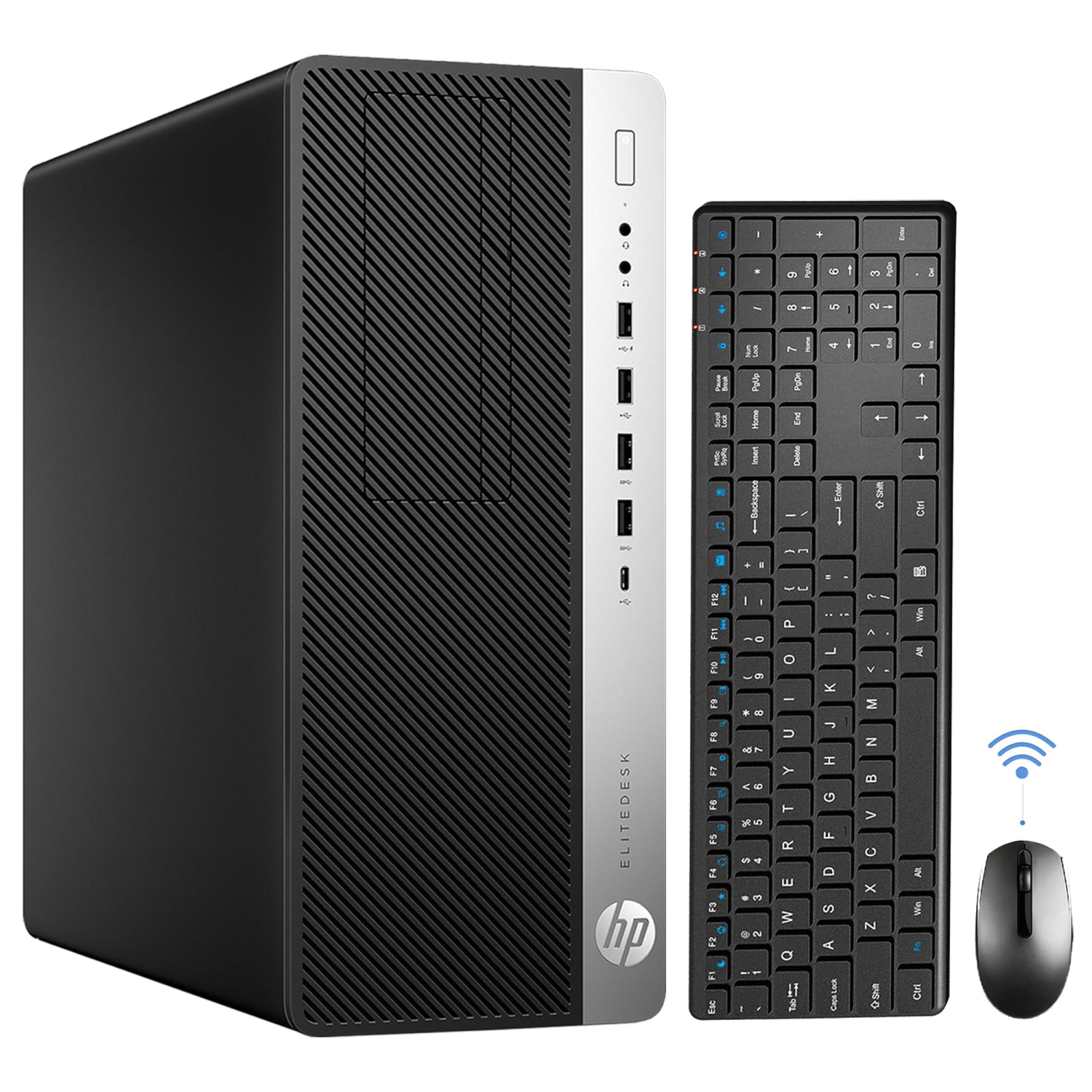 Refurbished - HP Computers EliteDesk High-Performance Windows 11 Pro Tower Desktop PC | Intel i5 Hexa-Core CPU | 32GB DDR4 RAM | New 1TB NVMe SSD |