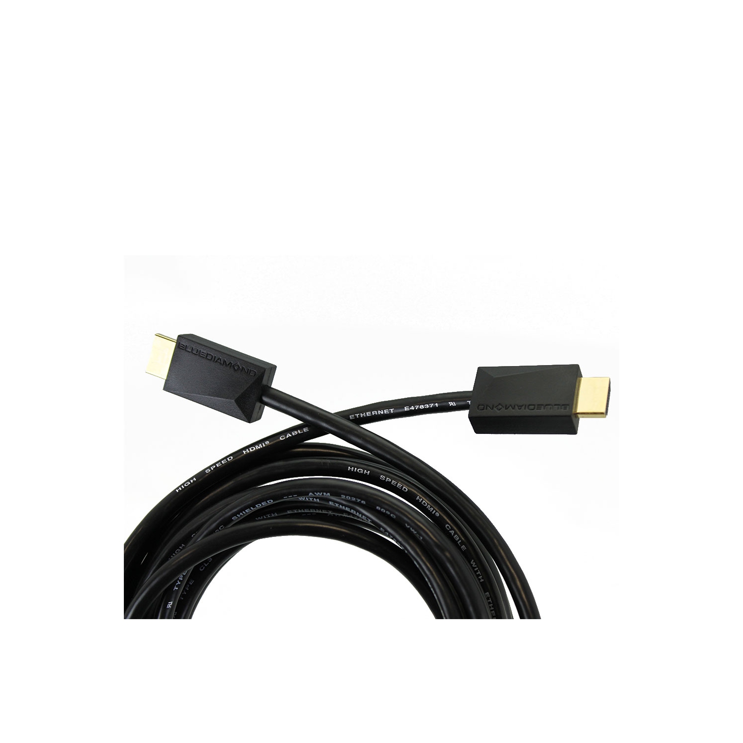 BlueDiamond Plenum HDMI Cable w/Ethernet CL3 Rated 30 AWG for In wall or In ceiling Installation CSA FT6 150ft