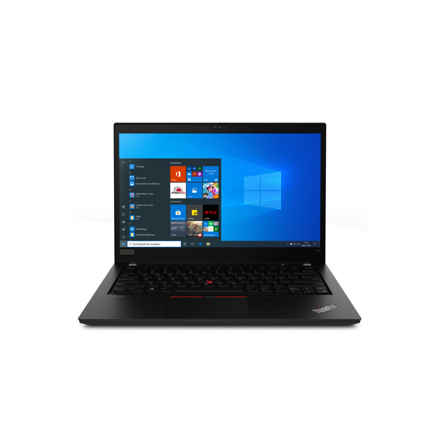 Refurbished (Excellent) Lenovo ThinkPad T14 14" Laptop Intel Core i5-10310U 16GB Memory 256GB NVME SSD Windows 11 Pro W/Free Notebook Case