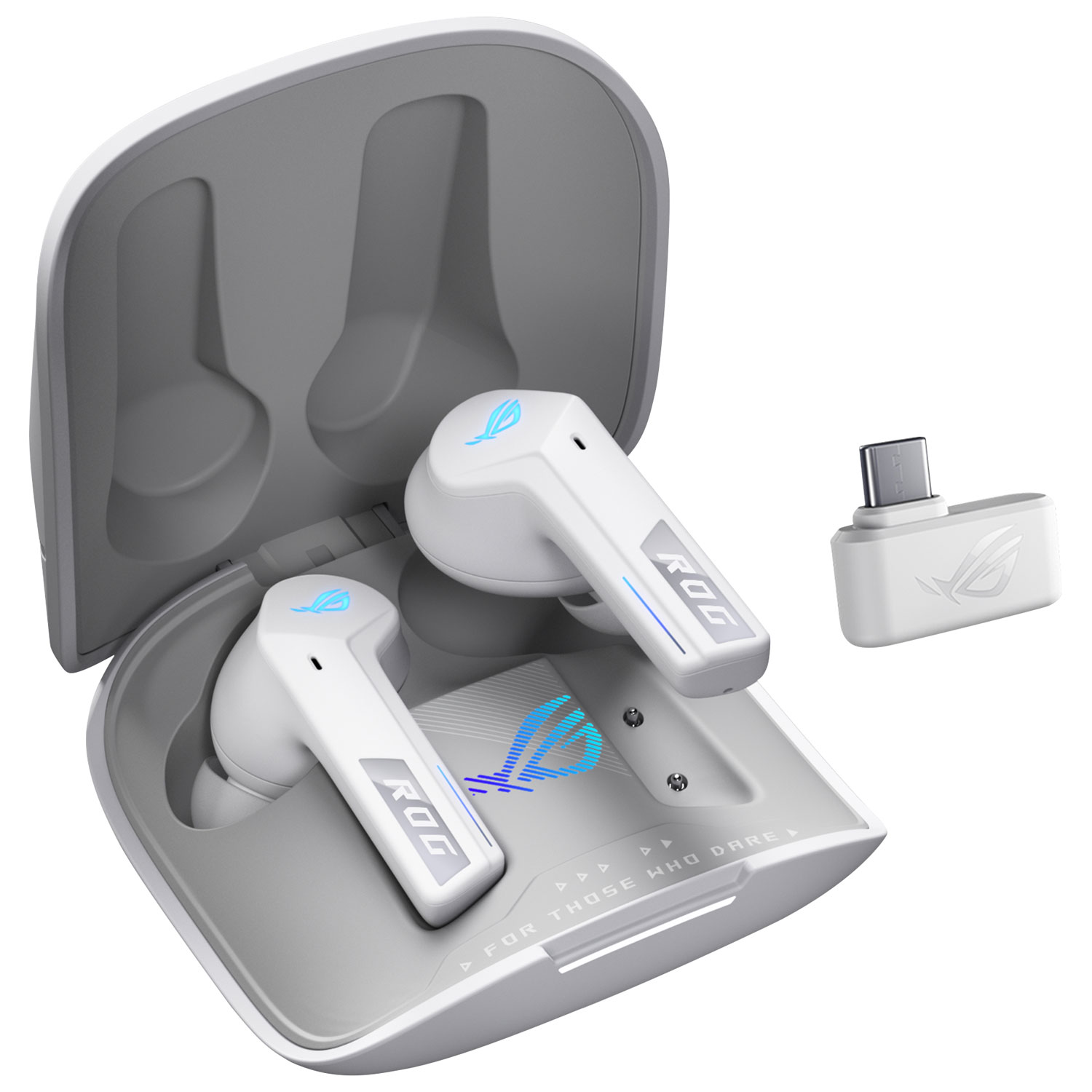 ASUS ROG Cetra SpeedNova In-Ear Noise Cancelling Truly Wireless Headphones - White