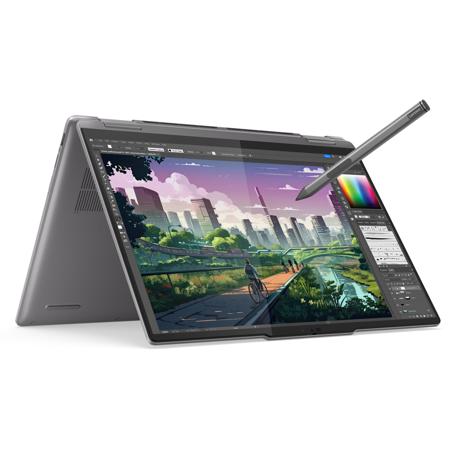 Lenovo Yoga 7 2-in-1 Laptop, 14" IPS Glass, Ryzen 5 8640HS Processor, AMD Radeon 760M, 16GB, 512GB SSD