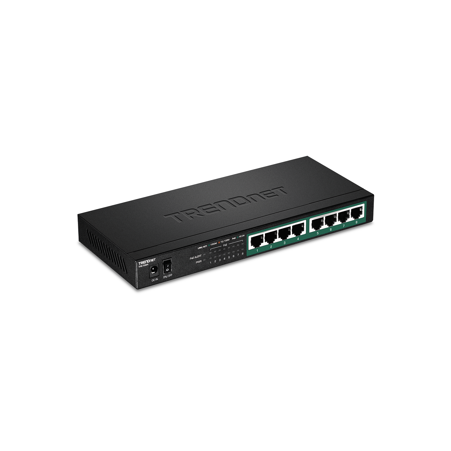TRENDnet 8-Port Gigabit PoE+ Switch -