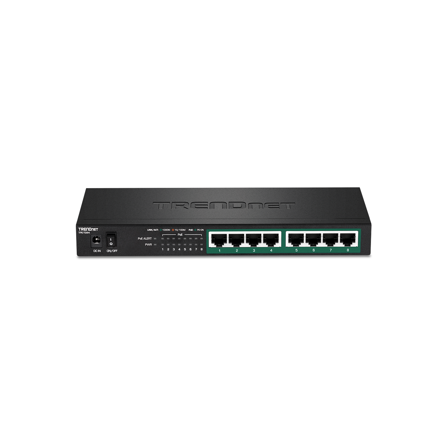 TRENDnet 8-Port Gigabit PoE+ Switch -