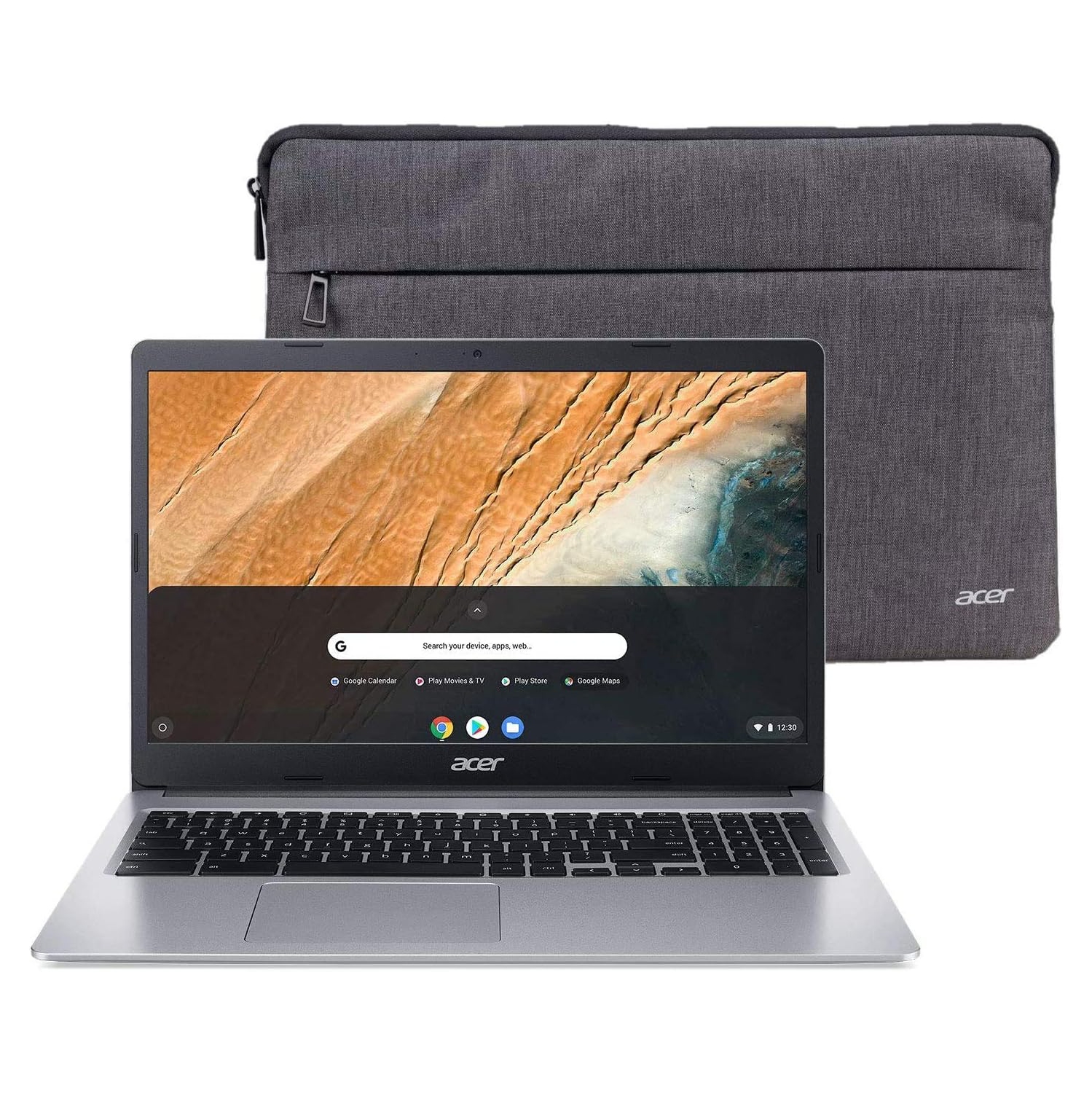 Acer Chromebook 315 15.6" FHD Intel N4500 4GB RAM 64GB Sleeve Included Chrome OS