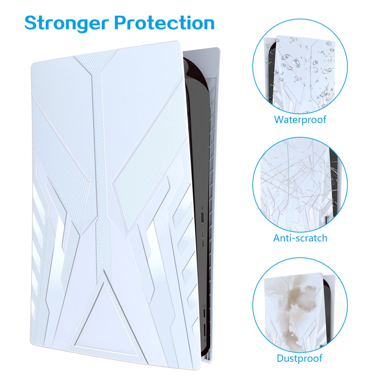 PS5 plaques d'accessoires pour PS5, PS5 plaques de couverture panneaux rigides Witch pour console PS5, façade de rechange pour PlayStation 5 édition