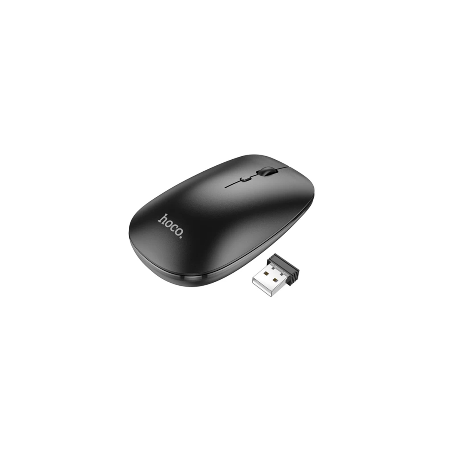 Silent Dual Mode 1600 DPI Bluetooth Wireless Mouse with USB Receiver