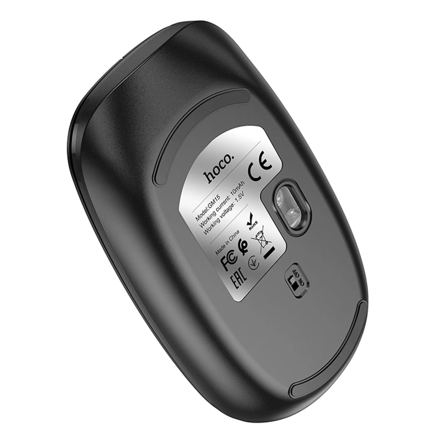 Silent Dual Mode 1600 DPI Bluetooth Wireless Mouse with USB Receiver