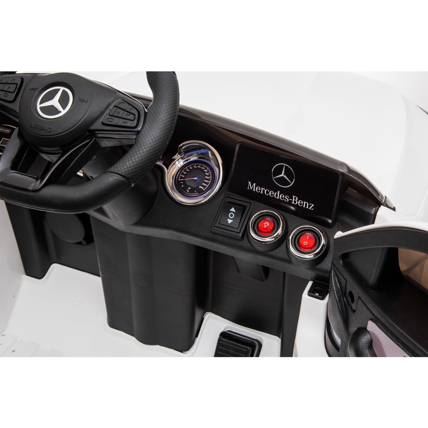 2024 12&nbsp;V Mercedes-Benz GLC Coupe Kids Ride on Cars avec pneus en caoutchouc de siège en cuir télécommandés