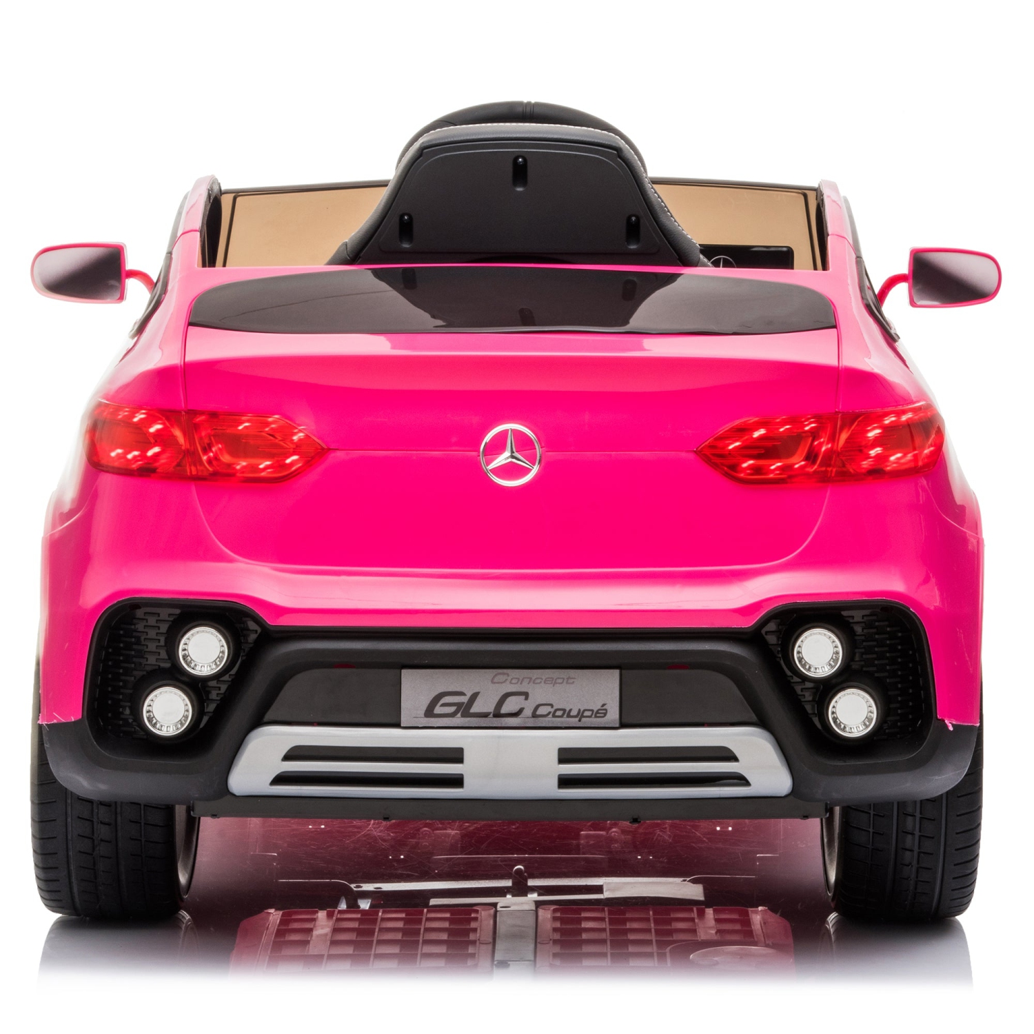 2024 12&nbsp;V Mercedes-Benz GLC Coupe Kids Ride on Cars avec pneus en caoutchouc de siège en cuir télécommandés