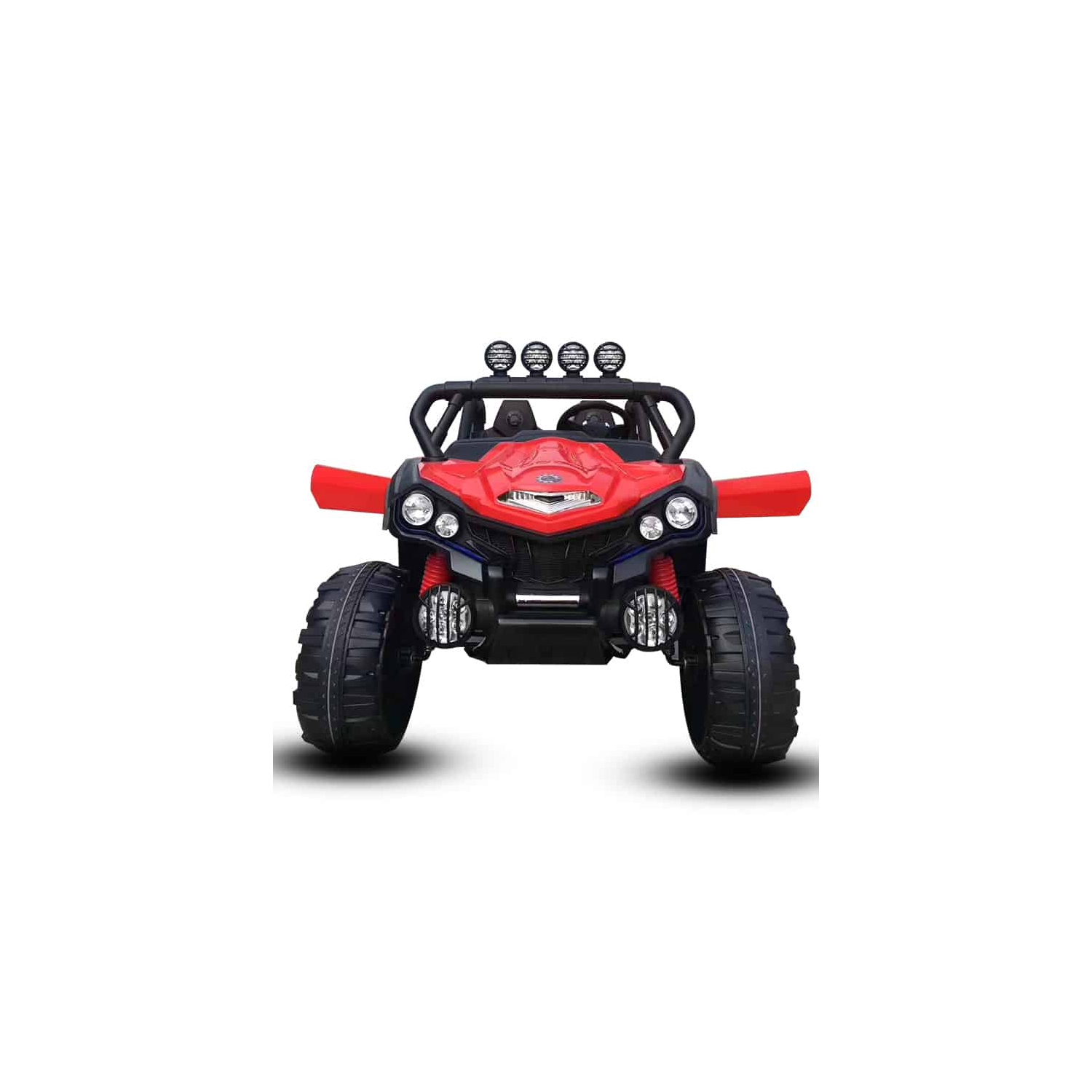 VUTT Super Shock 24&nbsp;V 4x4 à 2 places pour enfants, pneus en caoutchouc améliorés, sièges en cuir avec télécommande