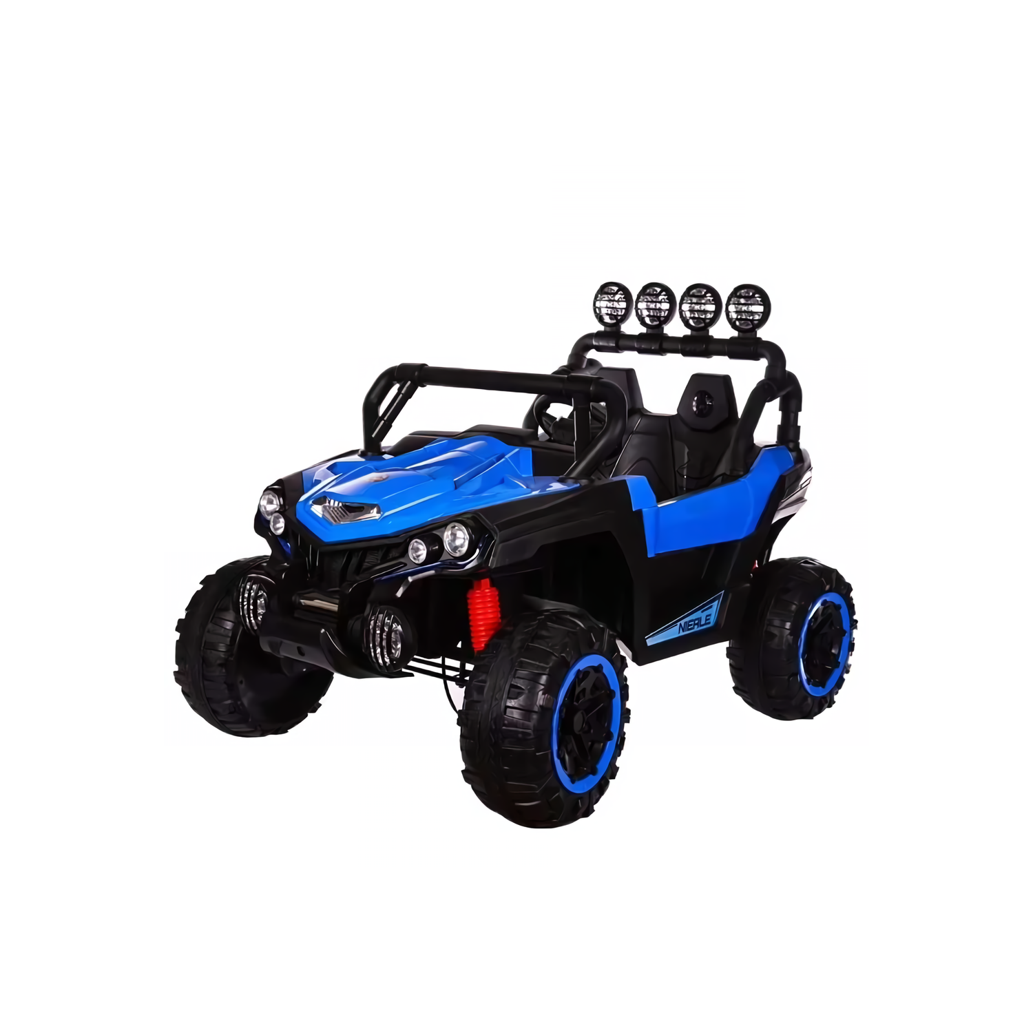 Super Shock 24V UTV 4x4 Kids Ride-On 2-Seater Car, Upgraded Rubber Tires, Leather Seats With Remote Control
