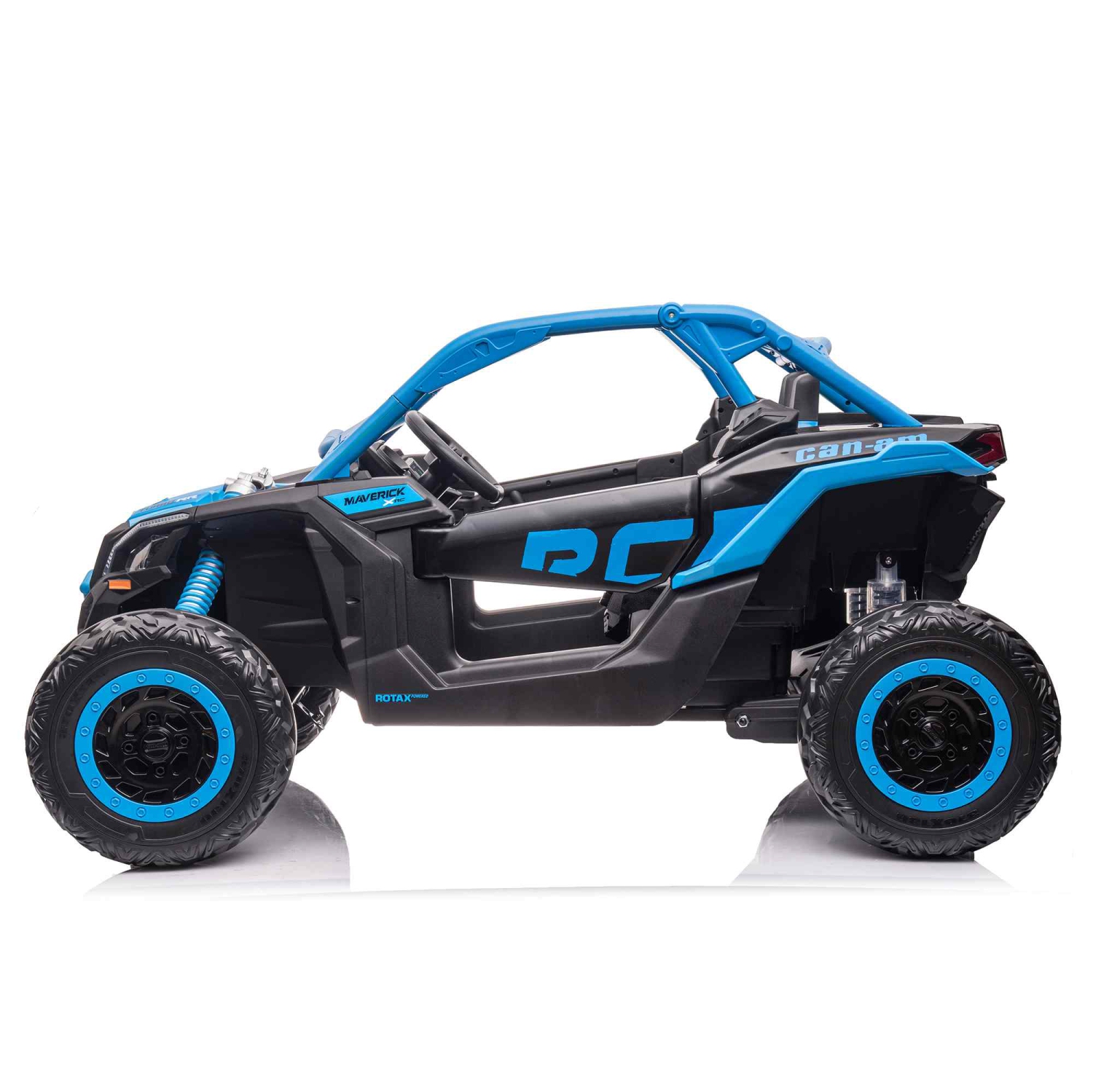 Officially Licensed LX Performance Can-Am Maverick 2x24V 4WD Edition 2-Seater Pack Kids Ride on Buggy Eva Wheels Leather Seats RC