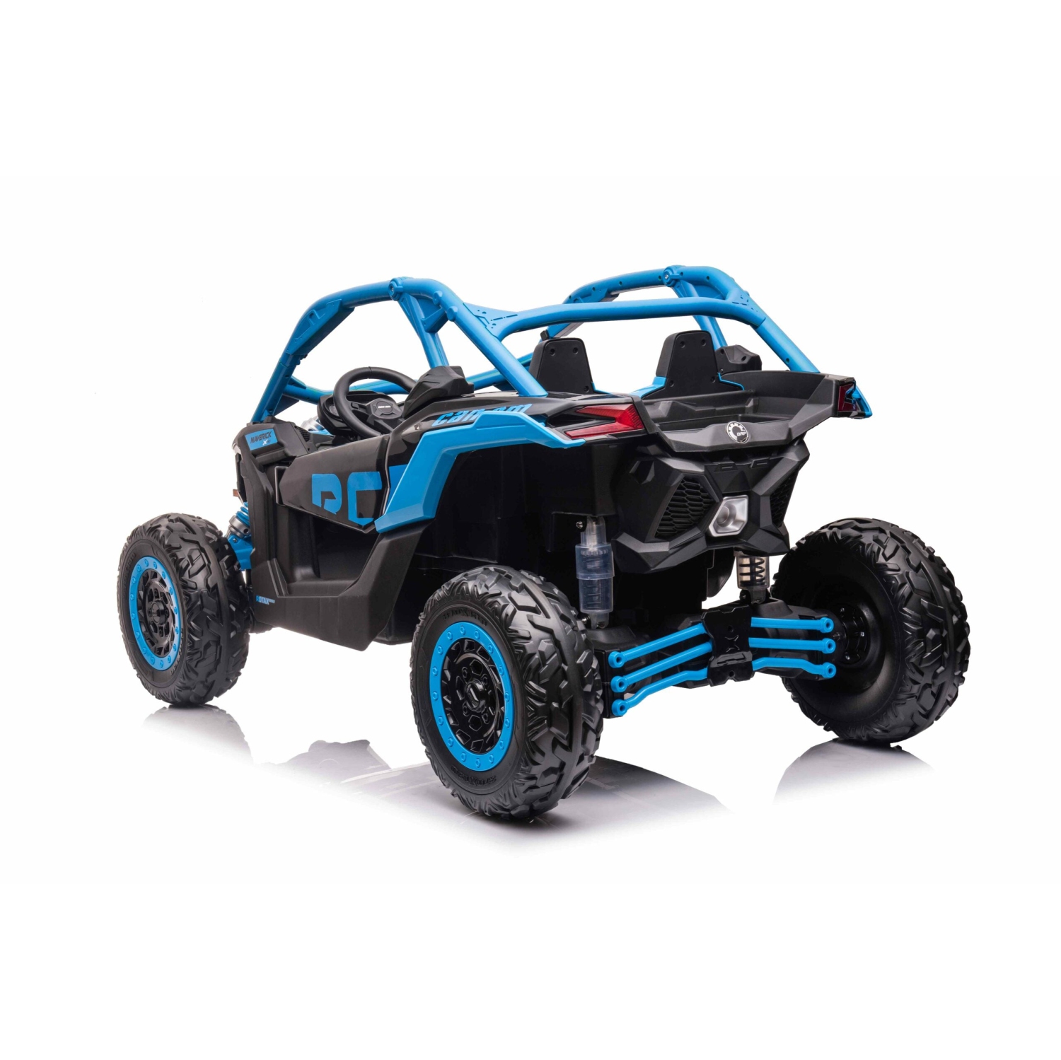 Officially Licensed LX Performance Can-Am Maverick 2x24V 4WD Edition 2-Seater Pack Kids Ride on Buggy Eva Wheels Leather Seats RC