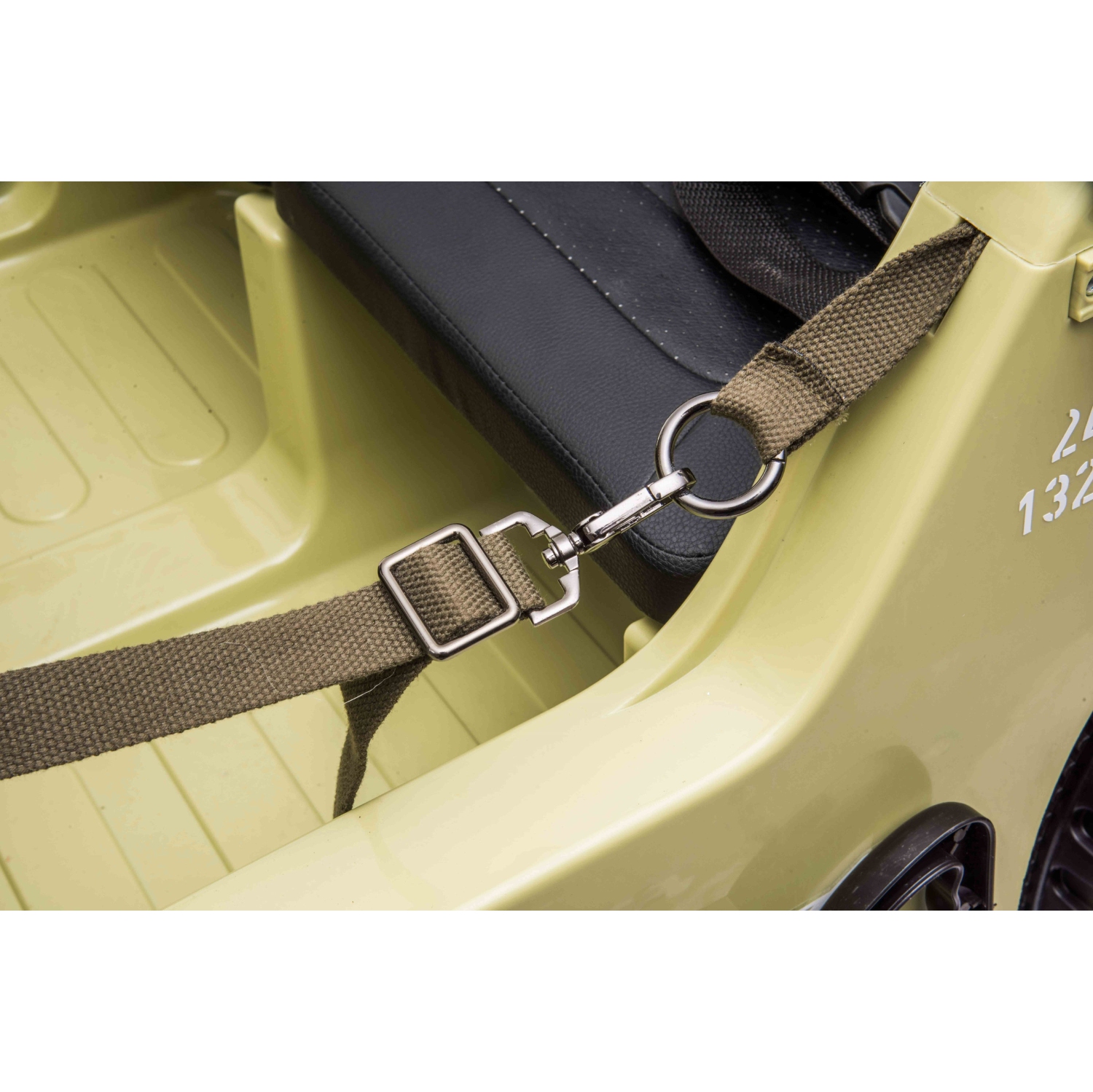 2024 24V Military Willy Jeep Style 3 Seater Electric Kids Ride On Cars with RC