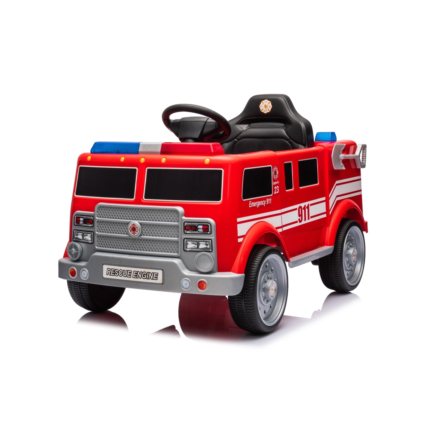 2024 12V Firetruck 1 Seater Kids Ride On Toy