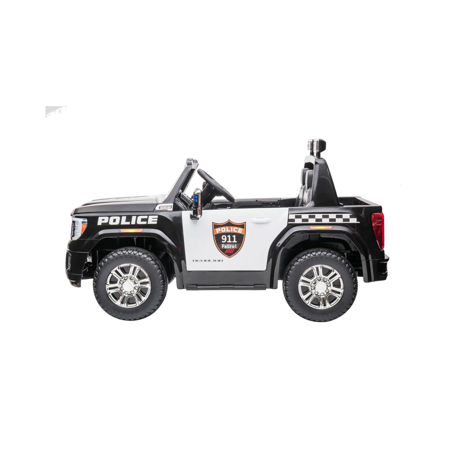 2024 24V GMC Sierra Denali 2 Seater Kids Ride On Police Truck