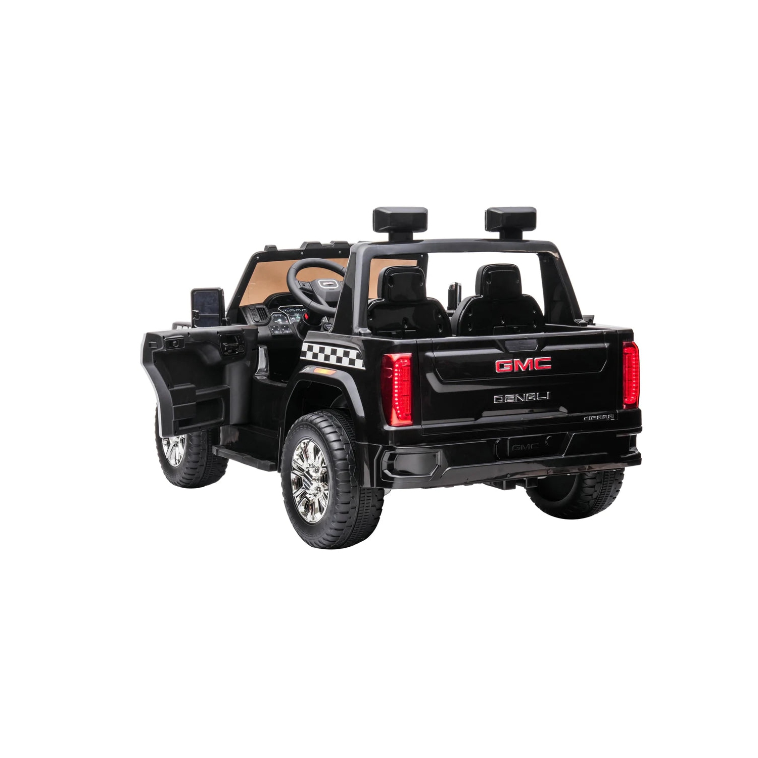 2024 24V GMC Sierra Denali 2 Seater Kids Ride On Police Truck