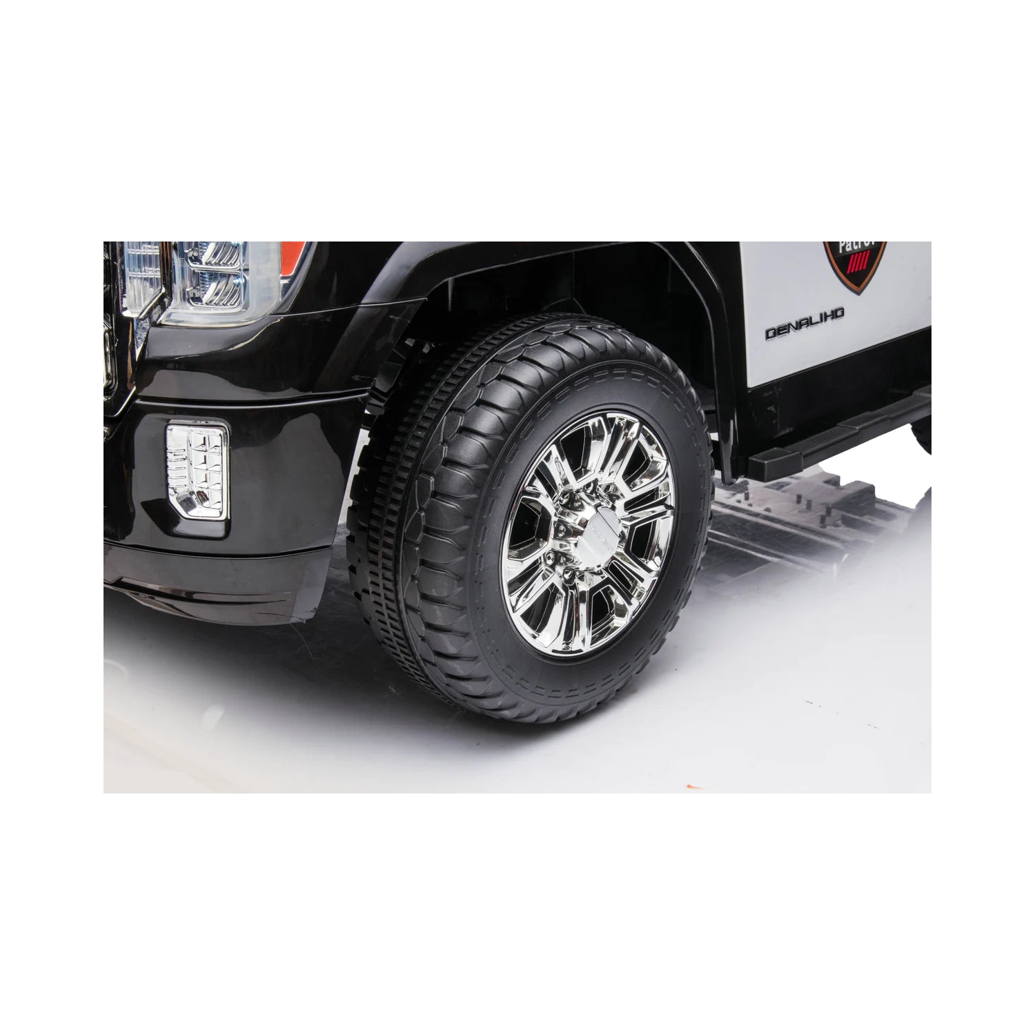 2024 24V GMC Sierra Denali 2 Seater Kids Ride On Police Truck