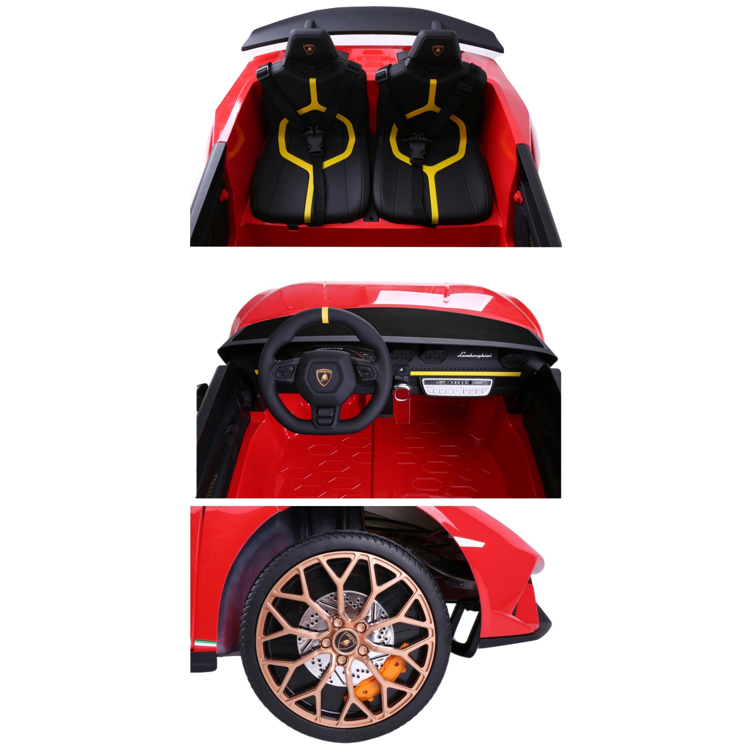 New 2024 Officially Licensed 24V Lamborghini Huracan 4×4 Complete Edition 2 Seater Kids Ride On Cars
