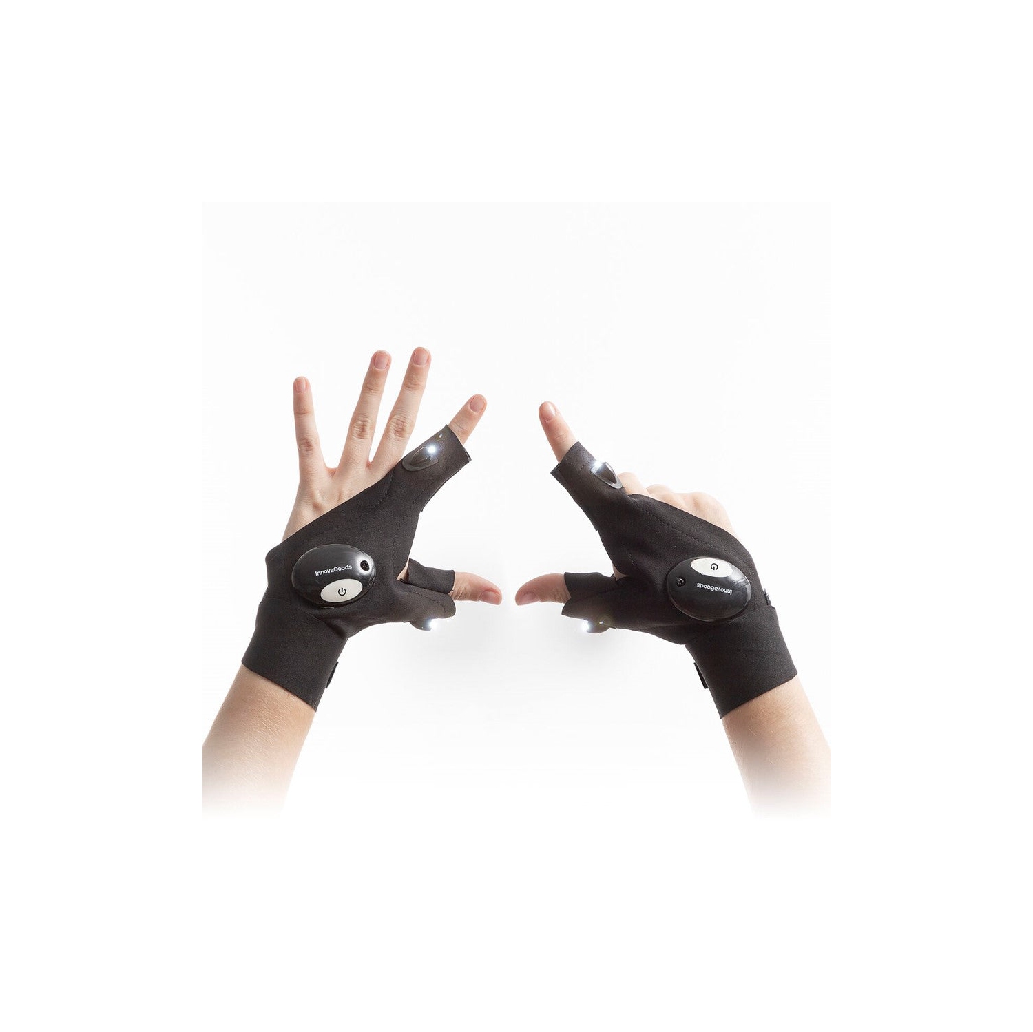 InnovaGoods : Gants avec ampoules à DEL – 2 unités