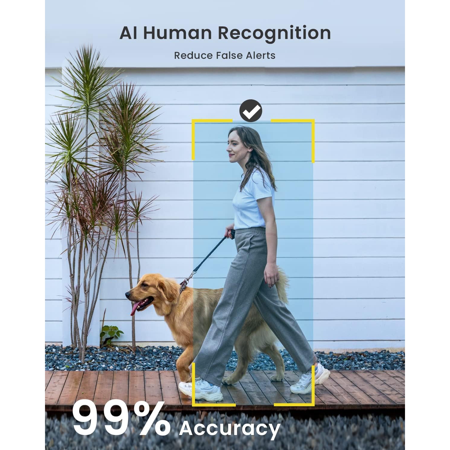 ieGeek - Solar Security Cameras Wireless Outdoor with Solar Panel Pack of 2