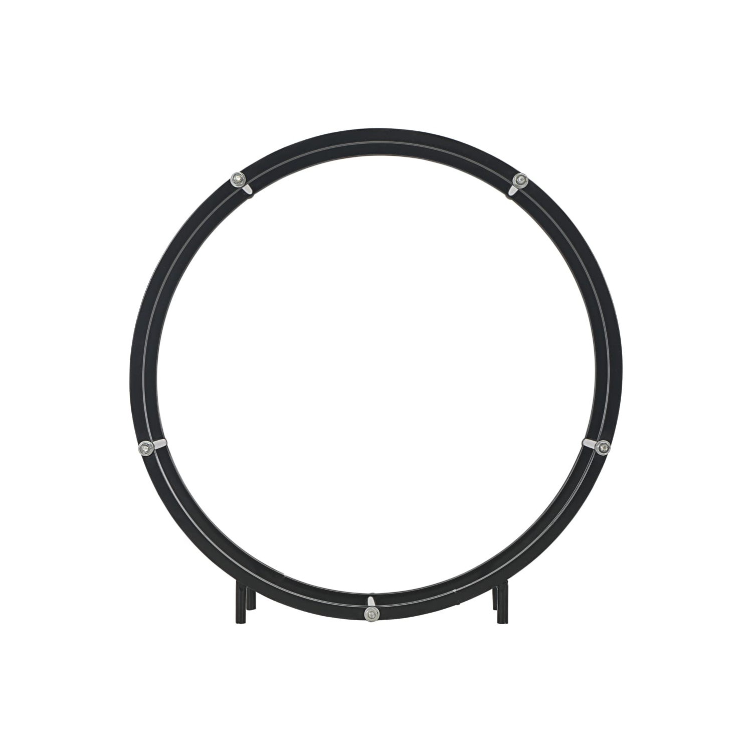 vidaXL Firewood Rack Black 70x20x70 cm Steel