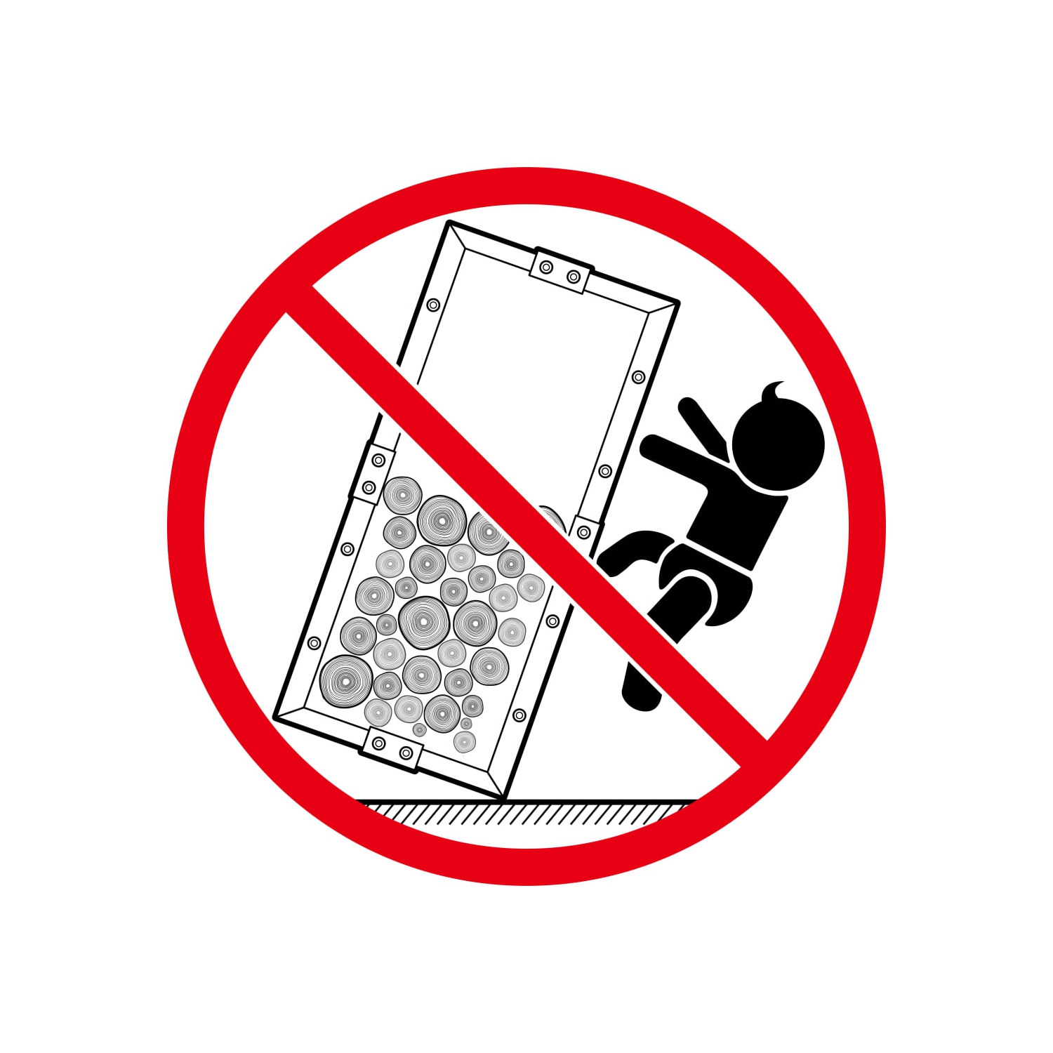 vidaXL Firewood Rack Black 70x20x70 cm Steel