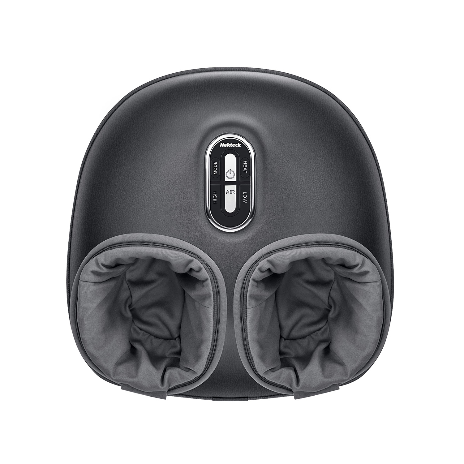 Appareil de massage shiatsu pour les pieds de Nekteck avec chaleur, pétrissage en profondeur avec compression d'air, amélioration de la circulation