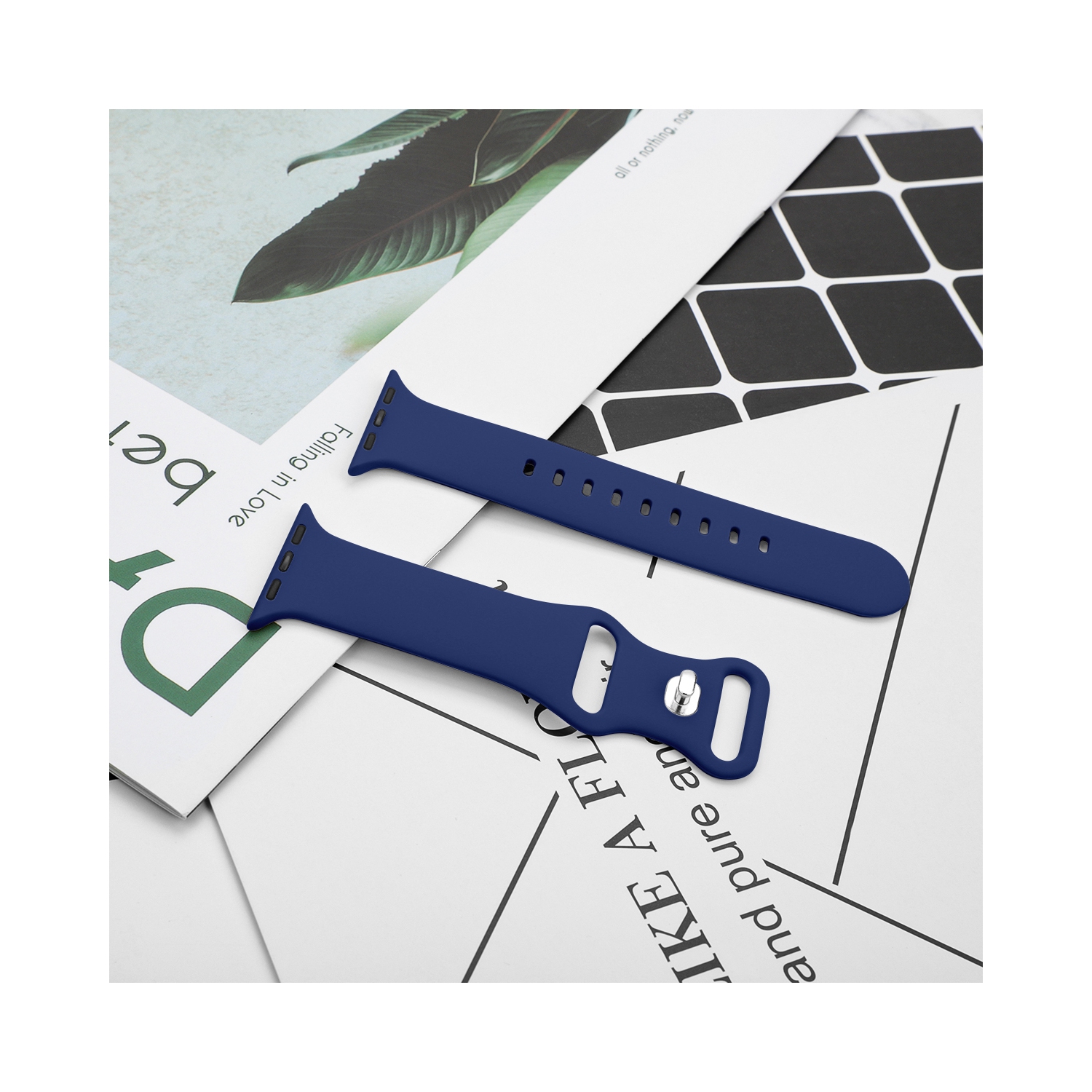 Silicone Sports Band for Apple Watch - 42/44/45mm - Light Yellow