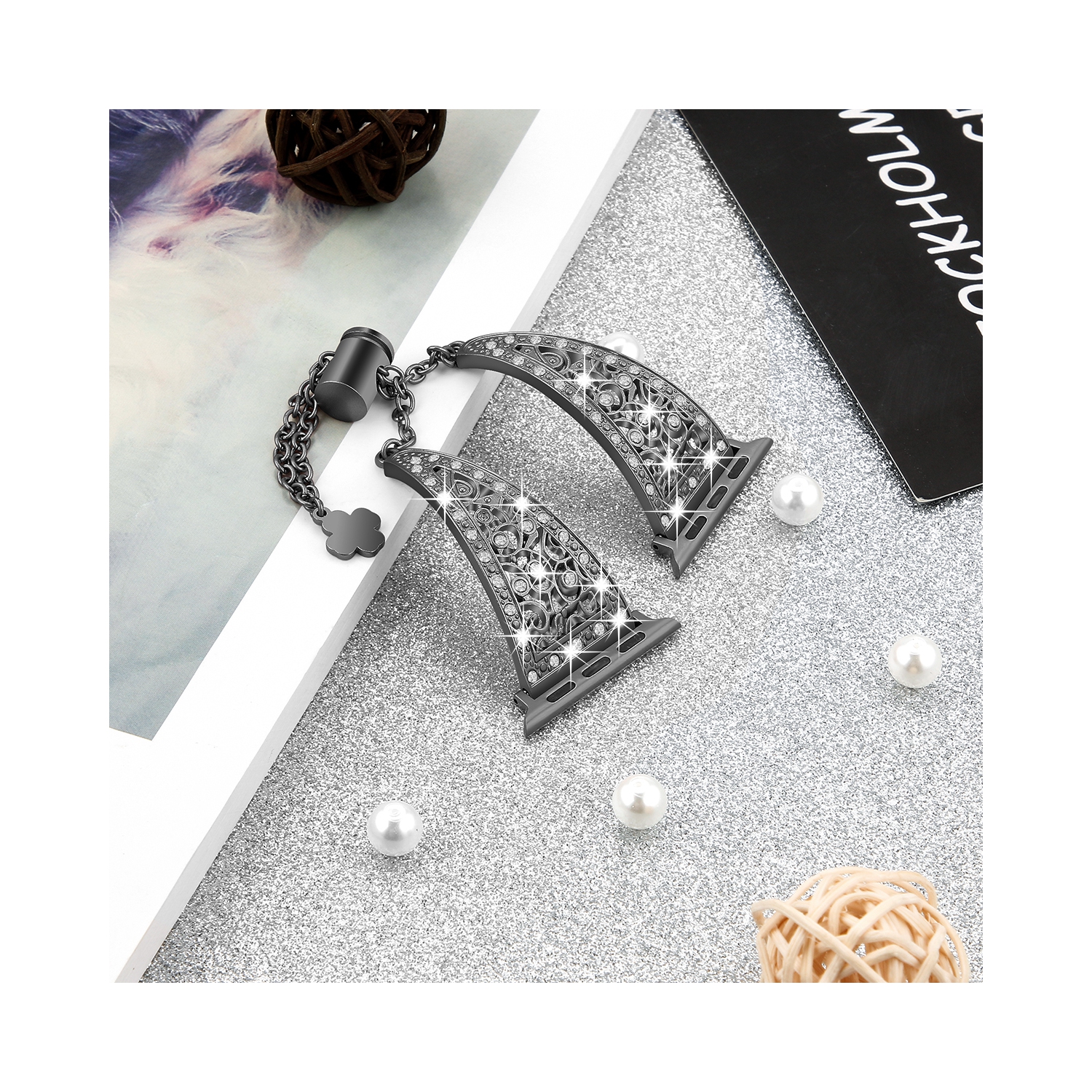 Cuff Bangle Design Bracelet Band for Apple Watch - 42/44/45mm - Rose Pink