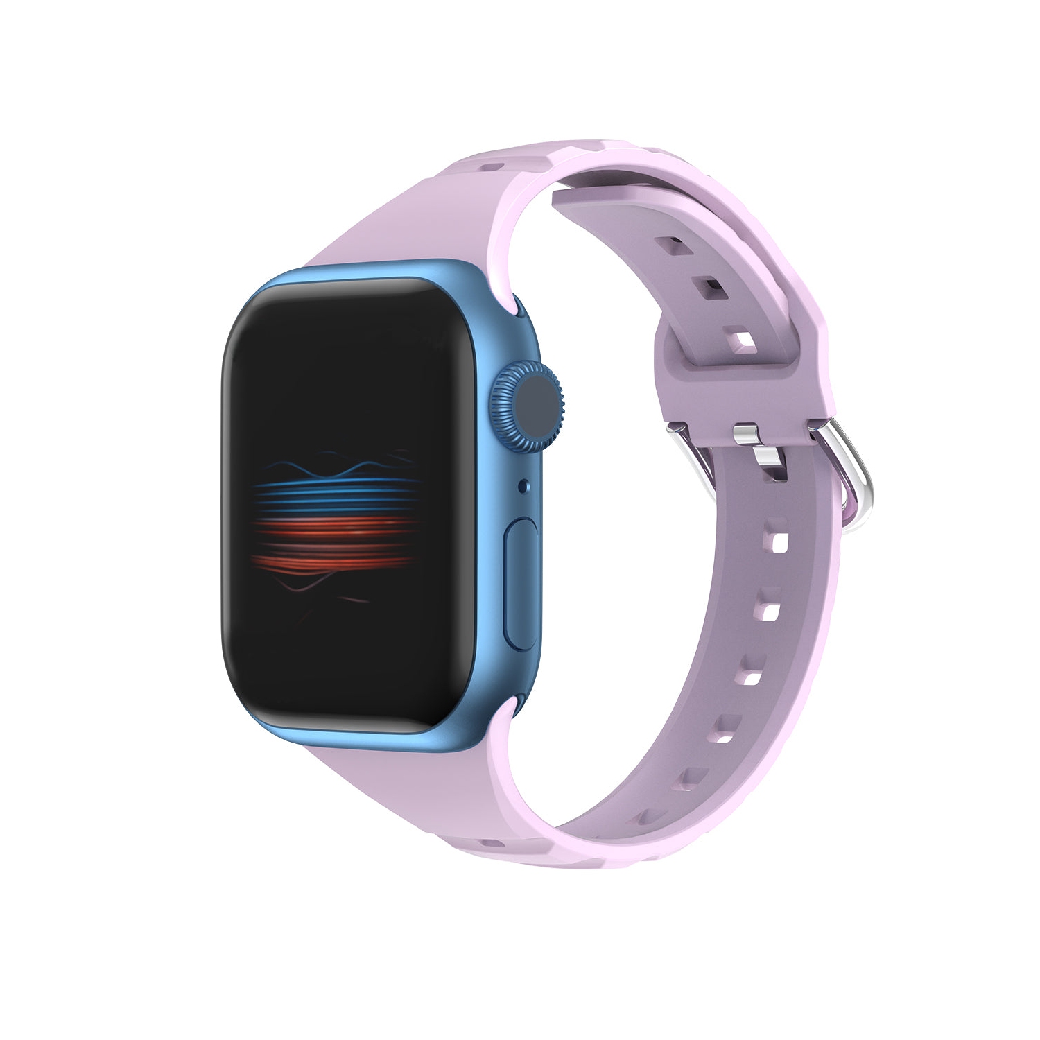 Bracelet mince en silicone pour Apple Watch - 38&nbsp;mm/40&nbsp;mm/41&nbsp;mm - Lavande
