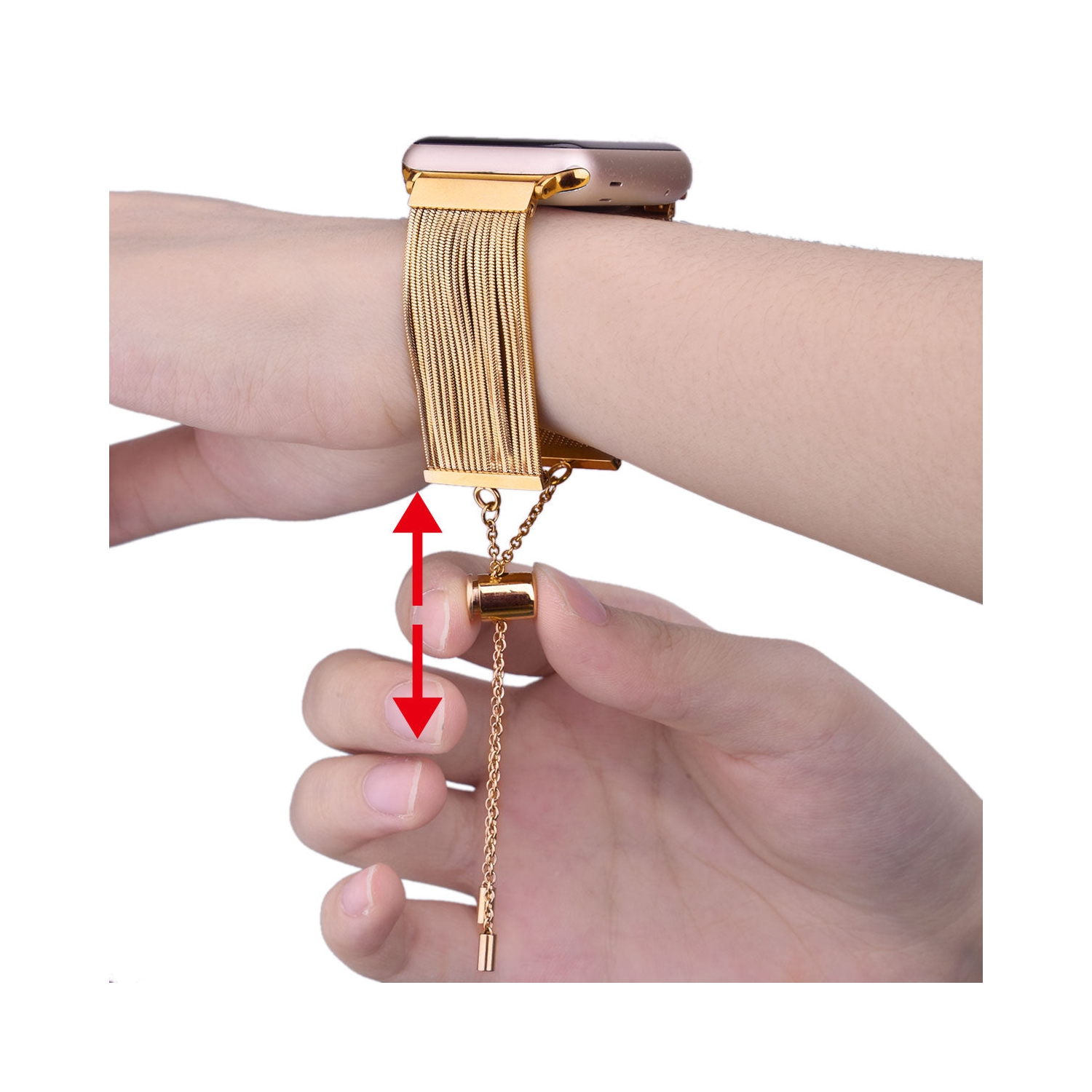 Dressy Bracelet Metal Fashion Band for Apple Watch - 38/40/41mm - Rose Gold