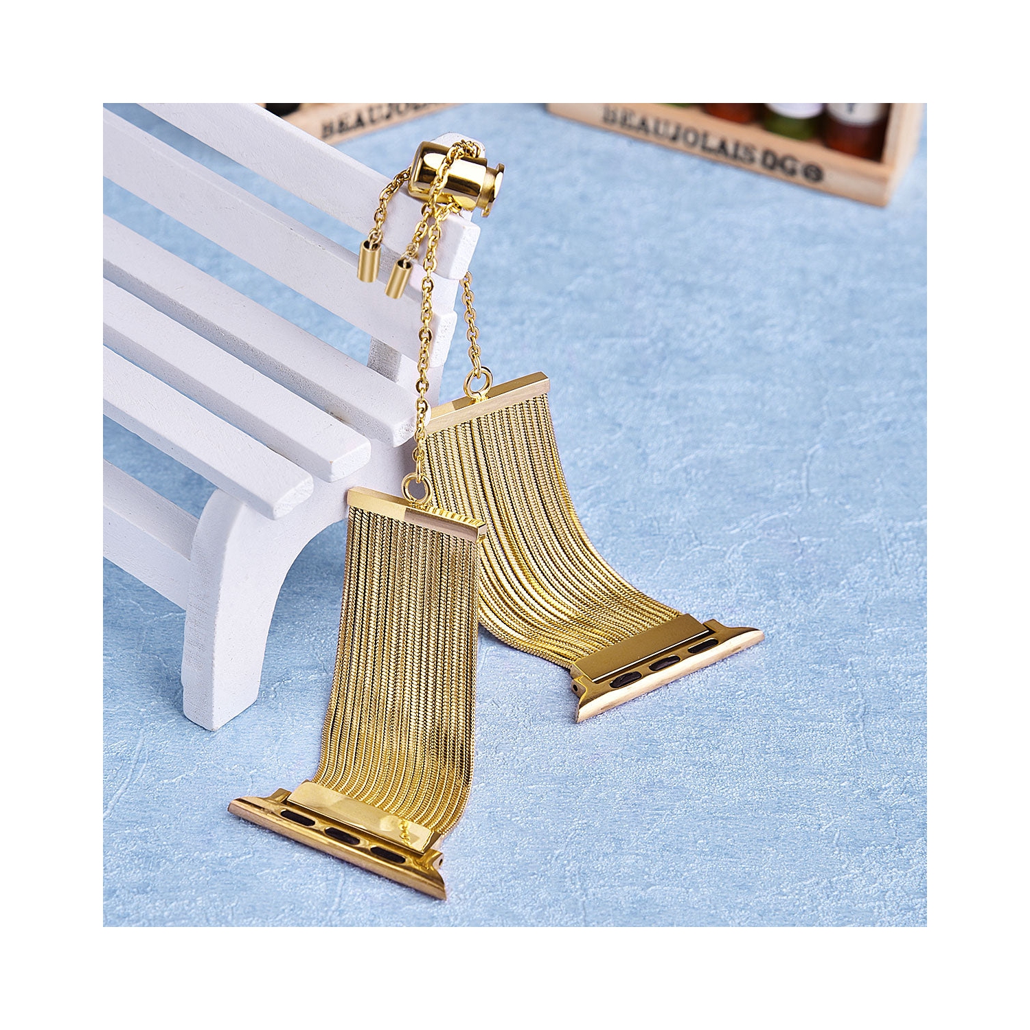 Dressy Bracelet Metal Fashion Band for Apple Watch - 38/40/41mm - Rose Gold