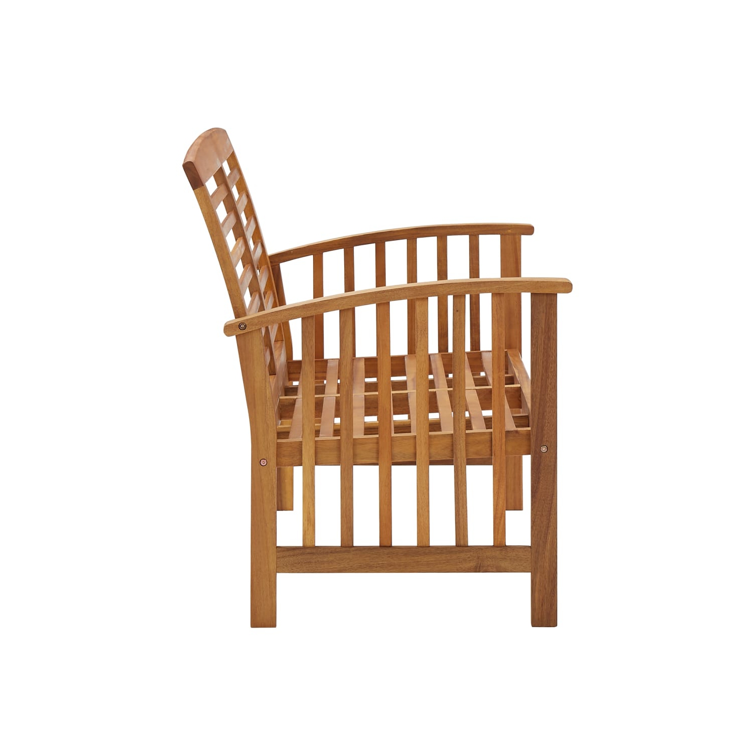 vidaXL 3 Piece Patio Lounge Set Solid Acacia Wood