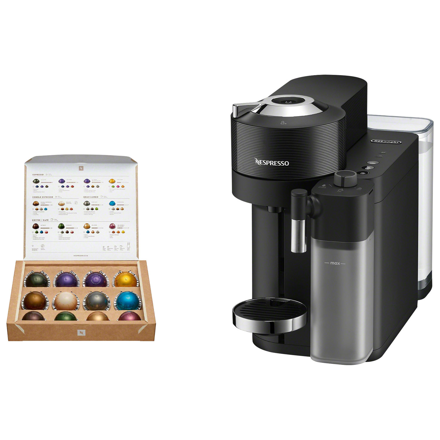 Nespresso Vertuo Lattissima Pod Espresso Machine - Black | Best