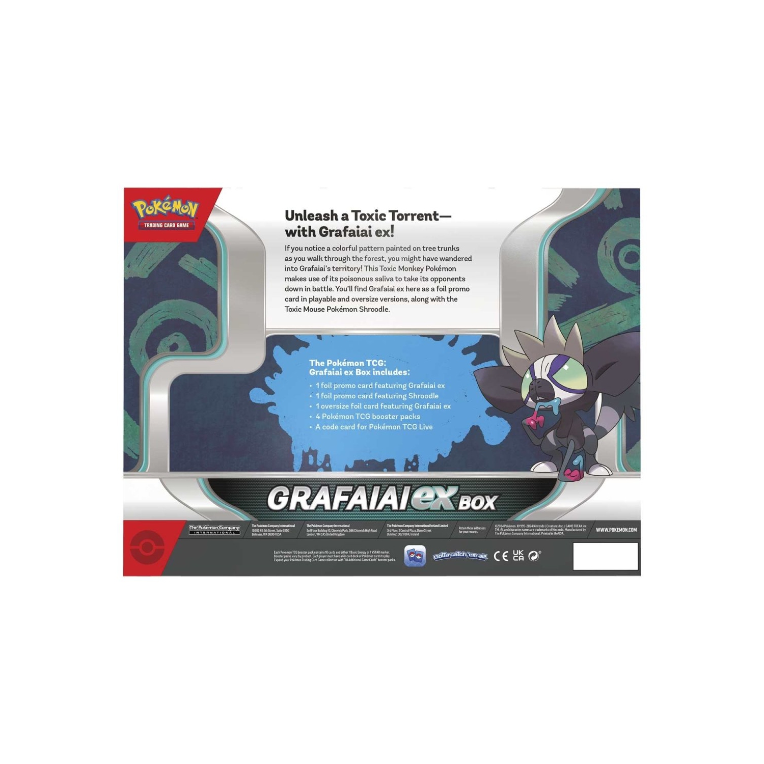 Pokemon USA Pokemon Trading Card Game: Grafaiai ex Box